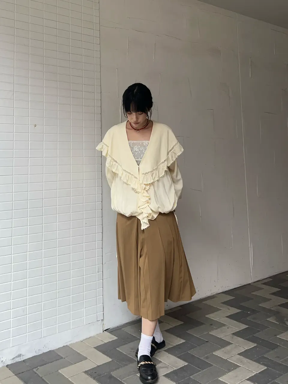 百褶短裤 13
