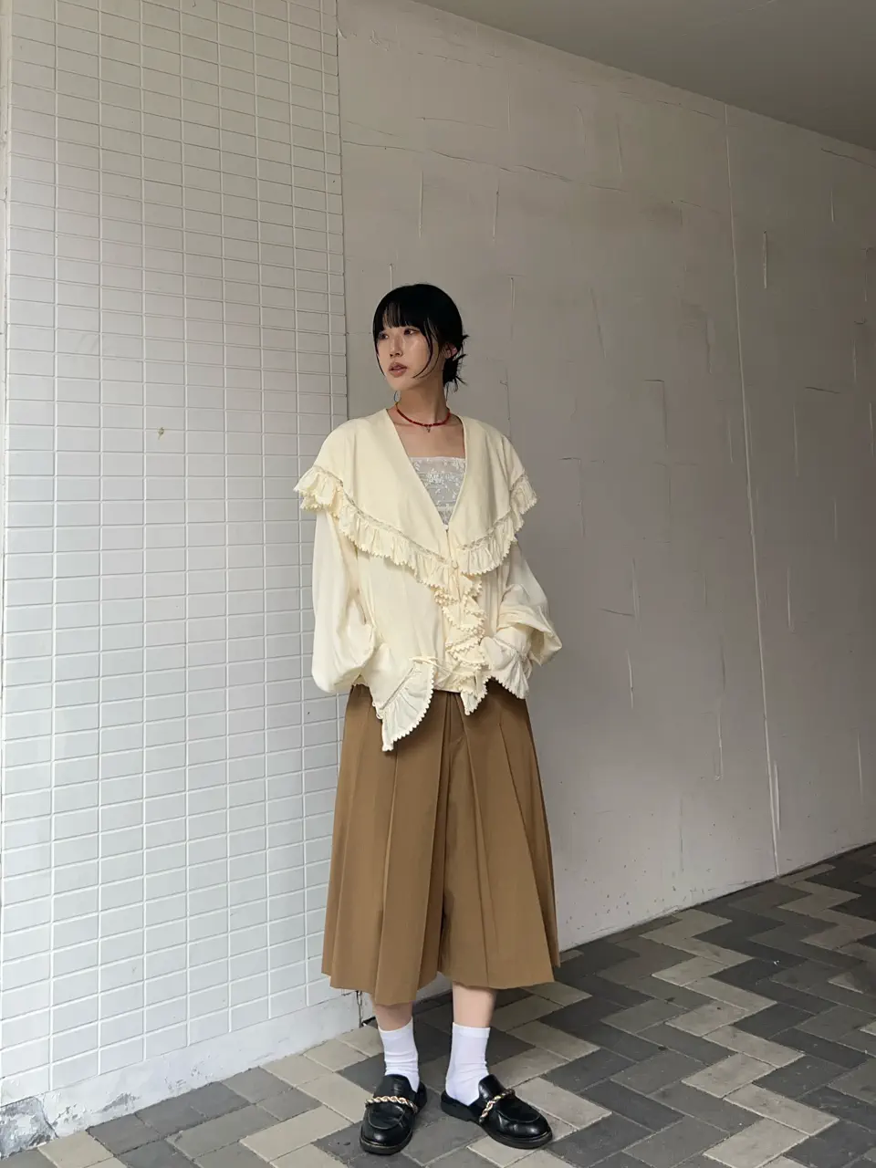百褶短裤 11
