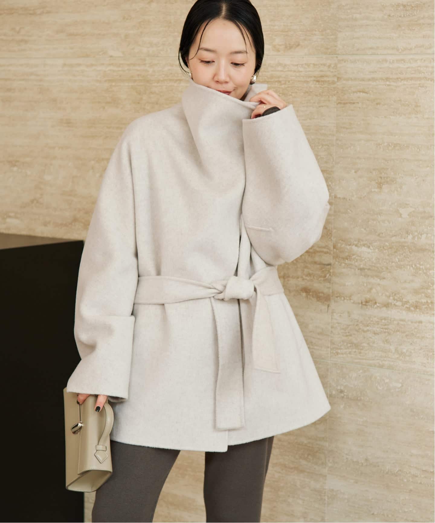 HAMILTON DRAPE HALF 大衣
