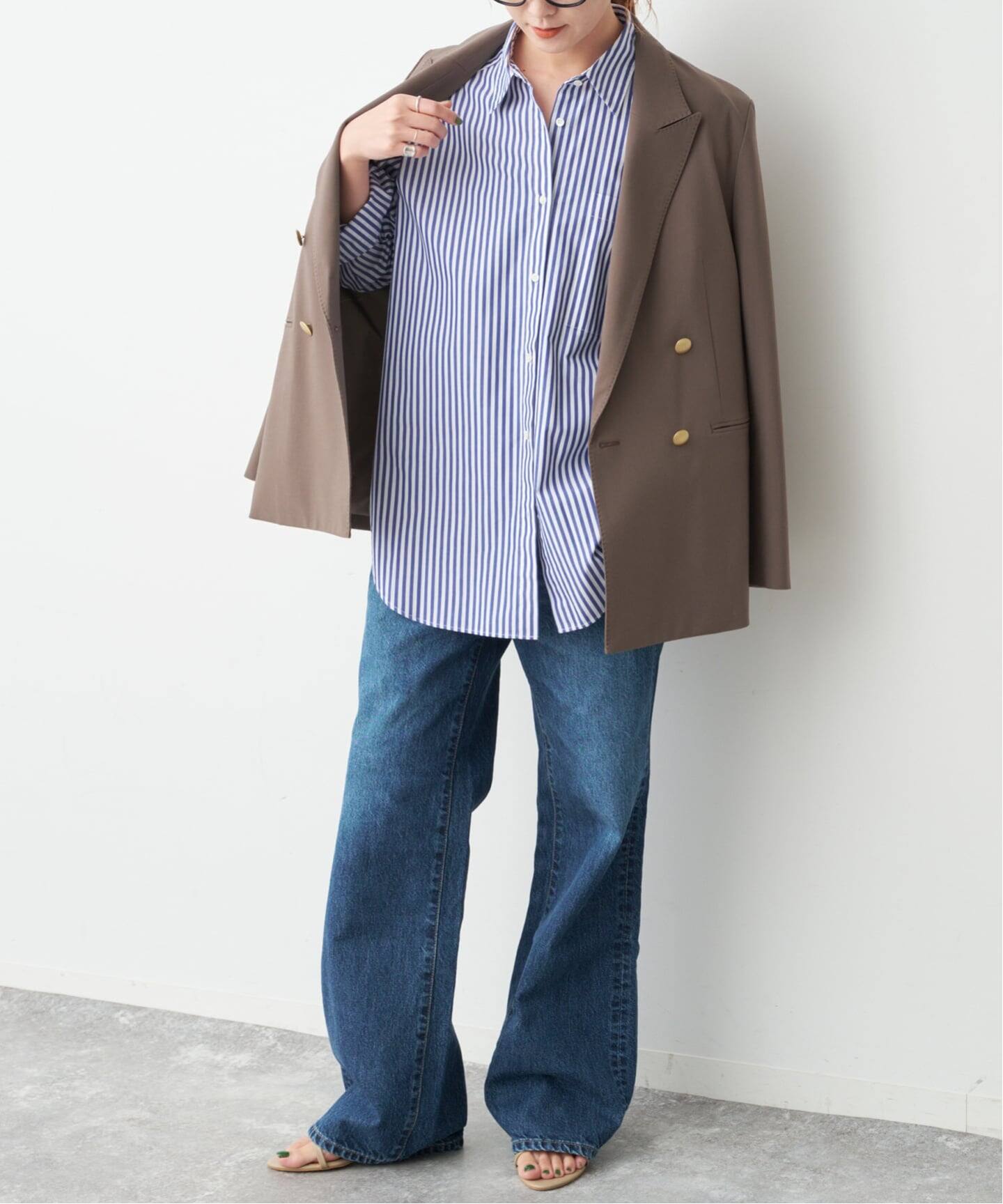 50支棉 宽松廓形衬衫 95