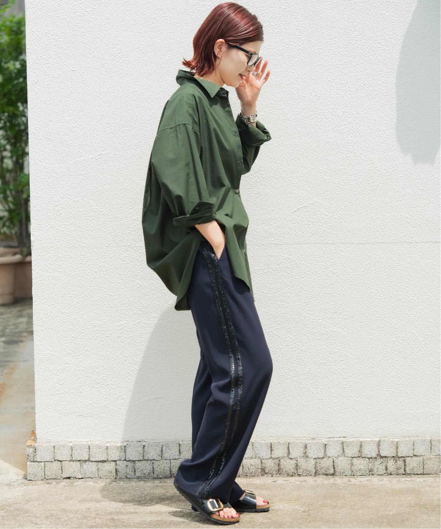 50支棉 宽松廓形衬衫 112