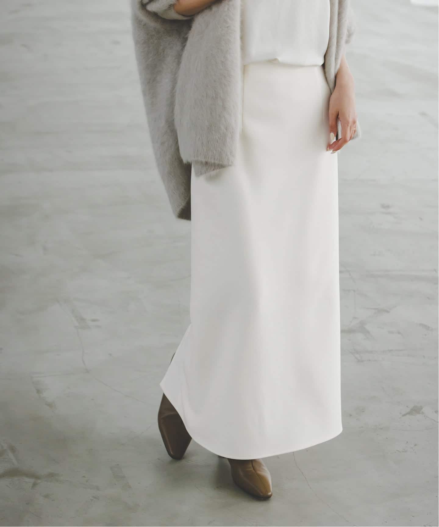 舒适针织质感紧身半身裙 101
