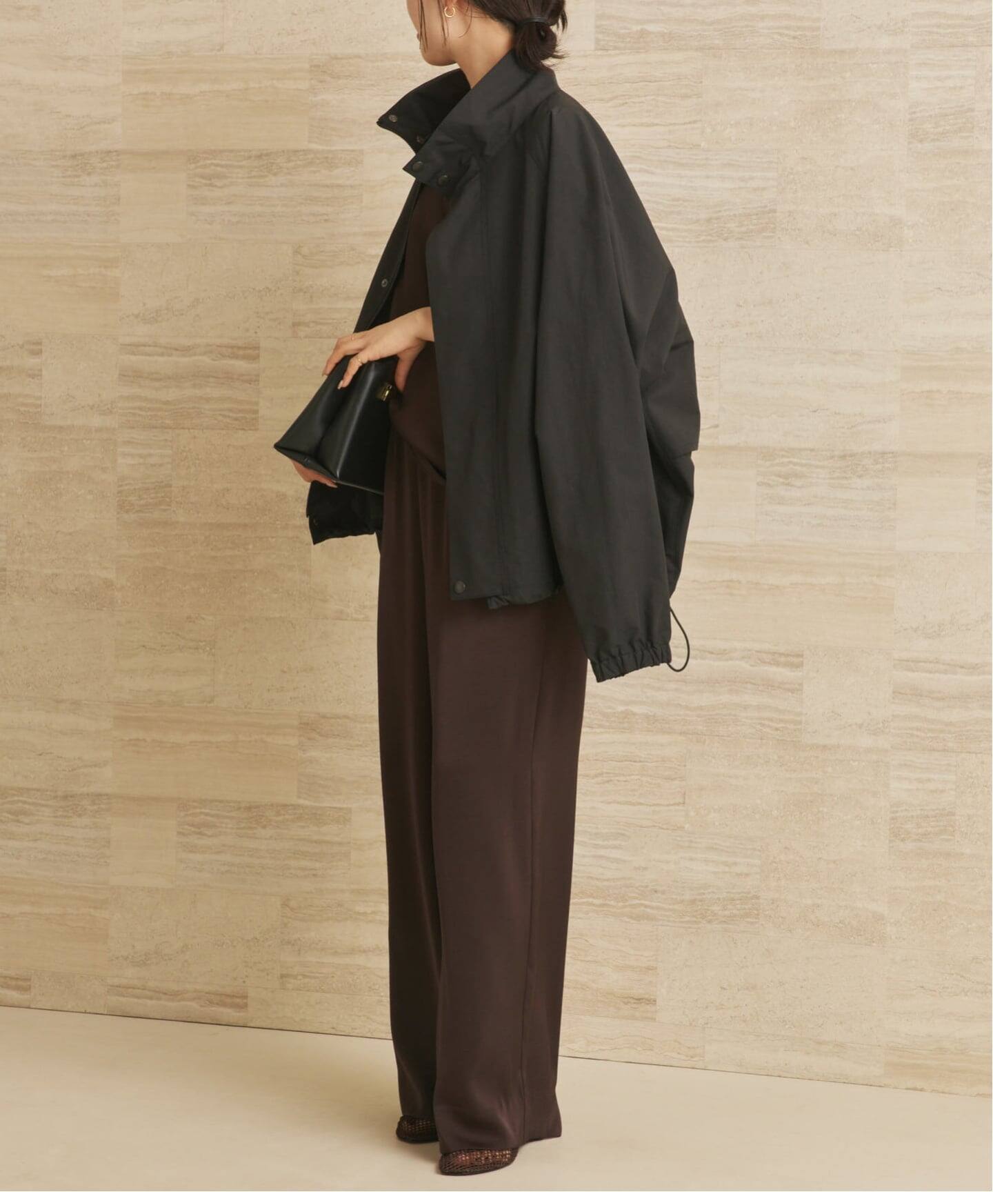哑光缎面宽松裤 157