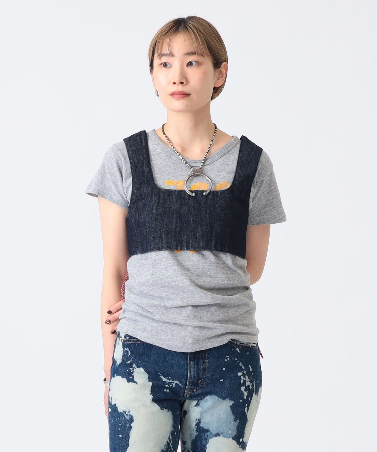 〈女装〉牛仔抹胸上衣 22