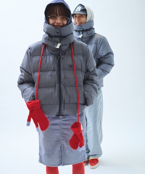 高领围脖可拆卸 羽绒服 50