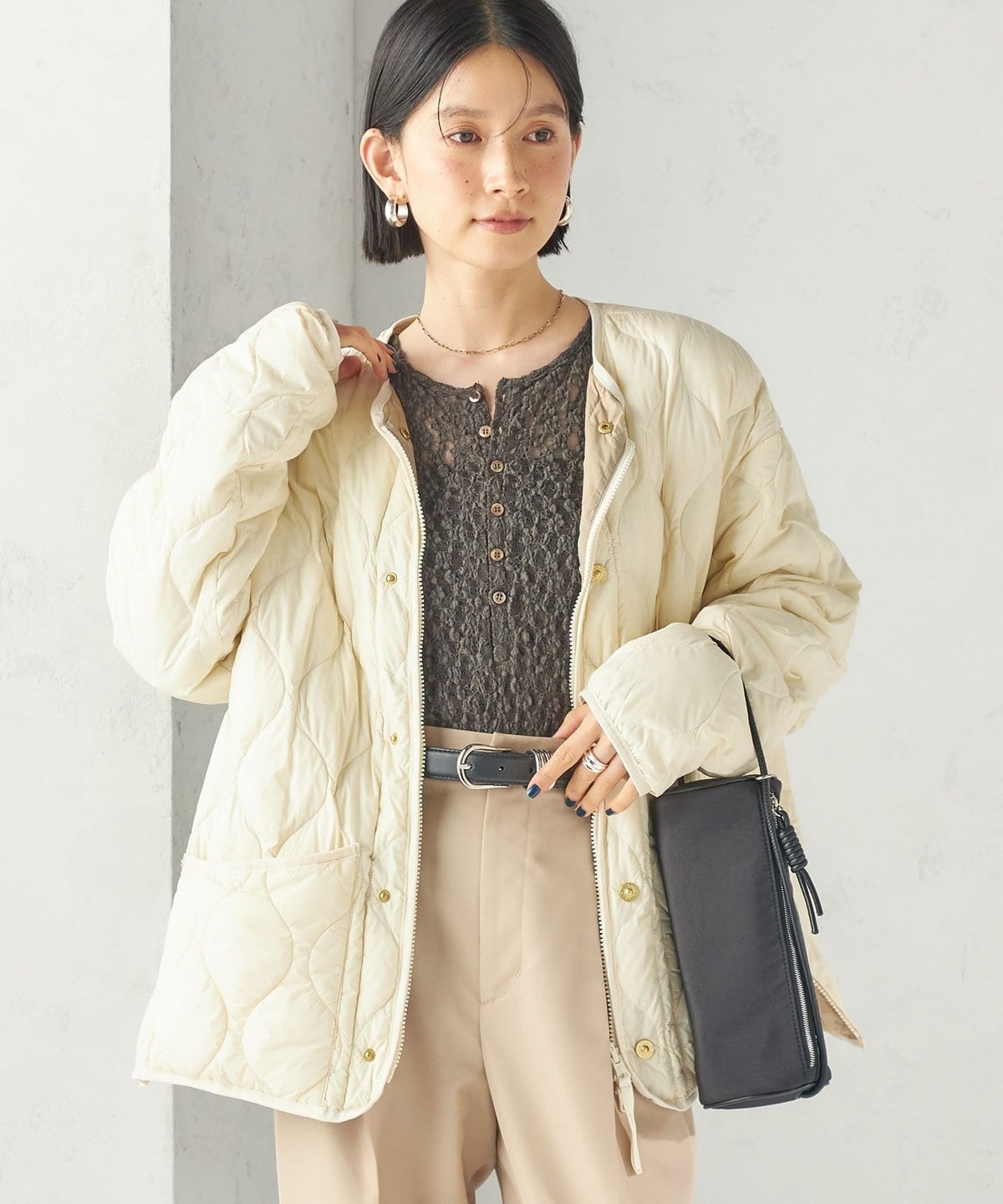 可手洗 双面穿 多穿法衍缝羽绒服 14