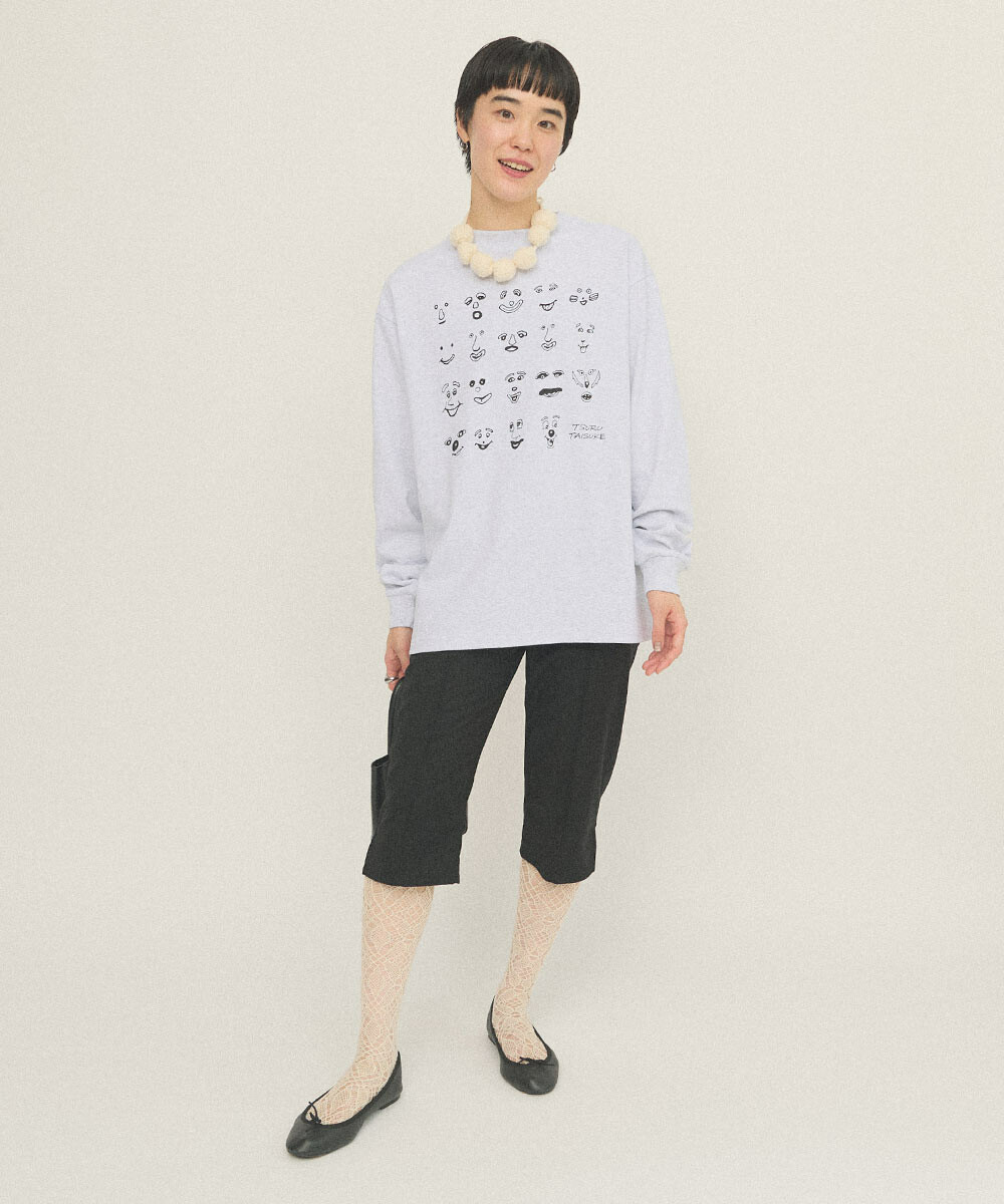 Tsuru Taisuke×WAAN NICE FACE 长袖T恤 12
