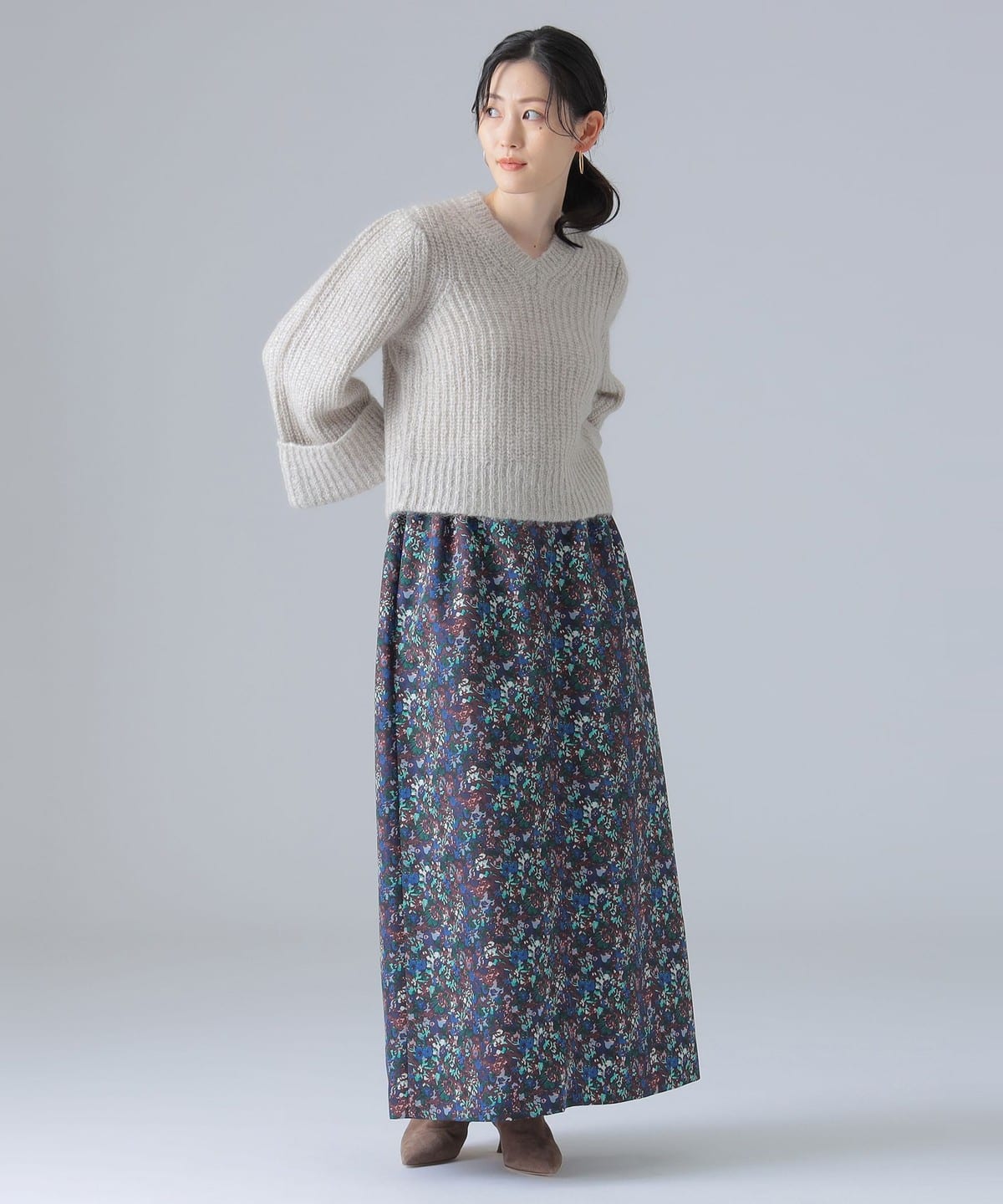 多彩花朵半身裙 5