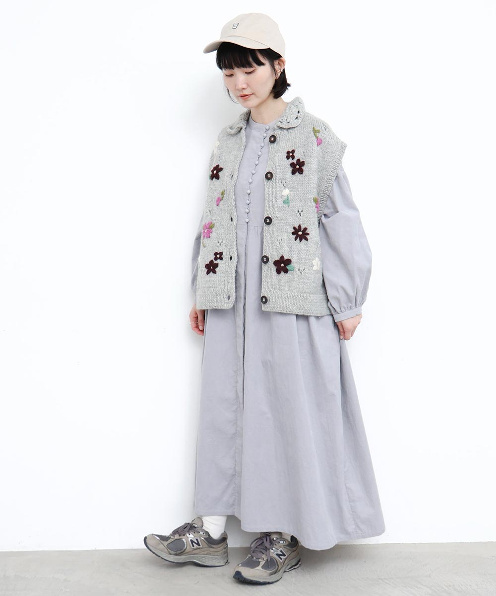 钩针领手工针织马甲 16