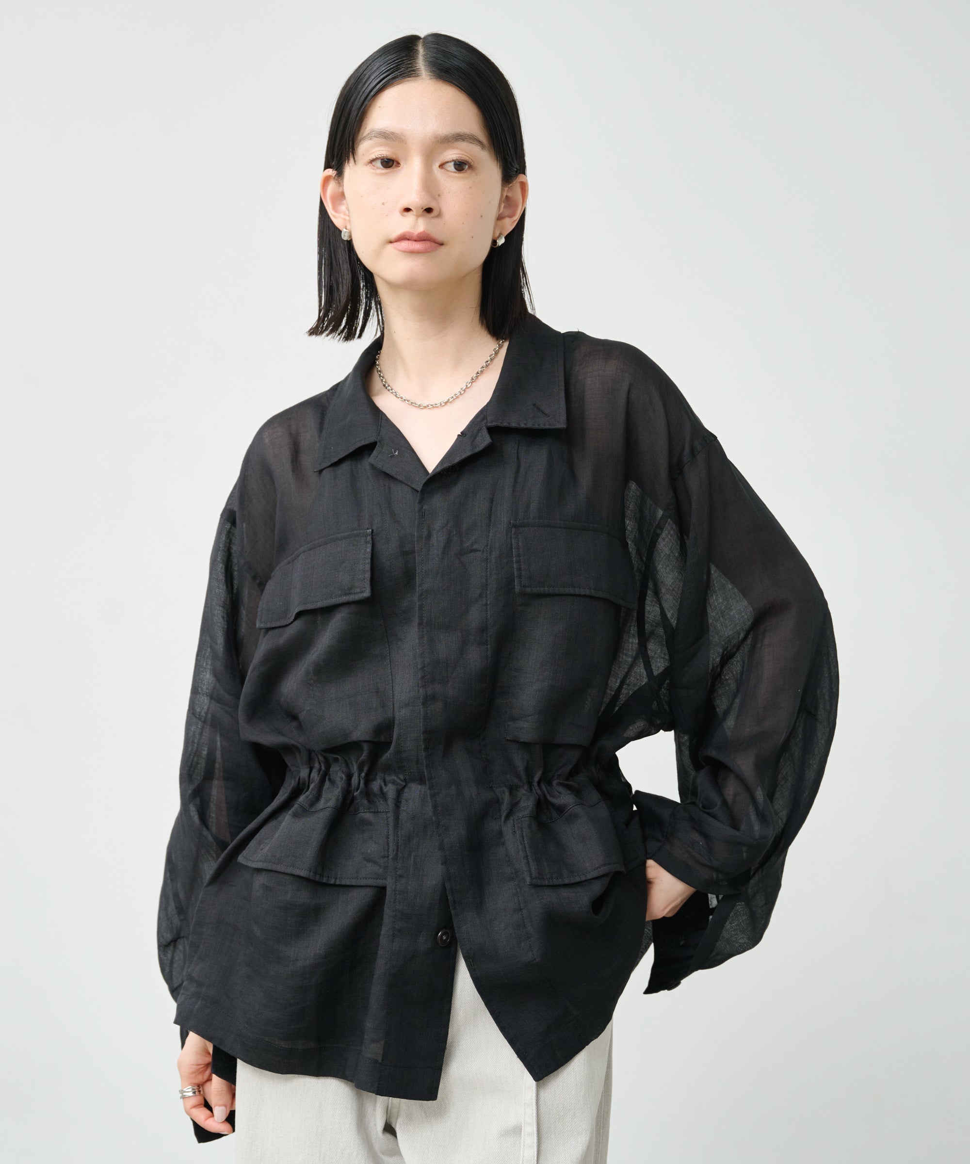 苎麻 B.D.U. 衬衫式夹克 2