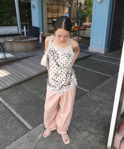 丝绒波点 吊带上衣 22