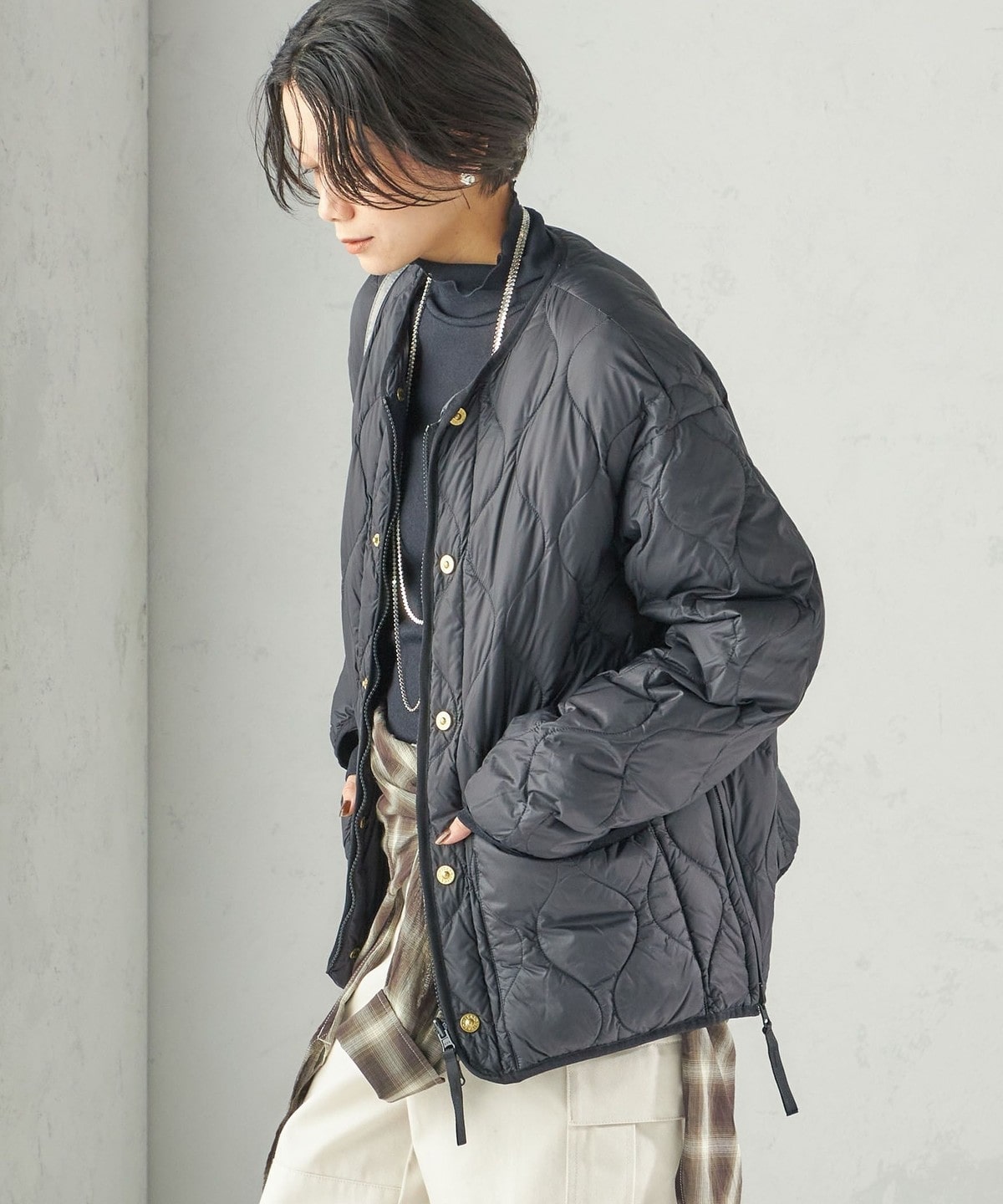 可手洗 双面穿 多穿法衍缝羽绒服 31