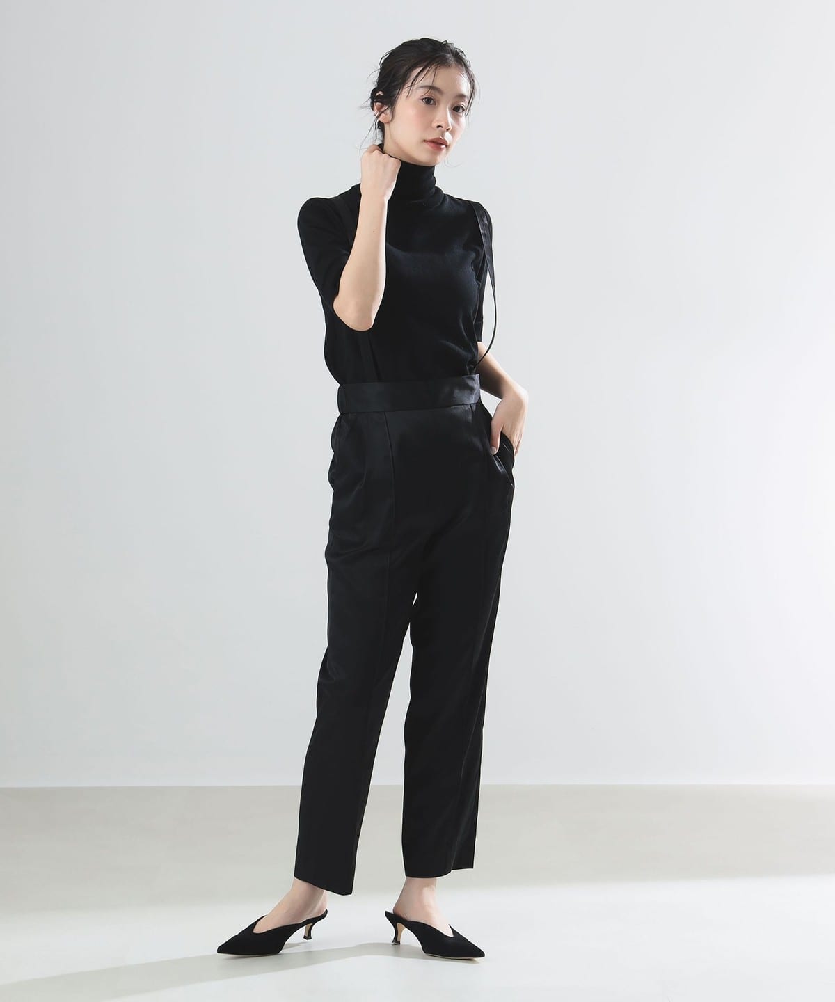 丝光缎面裤子 11