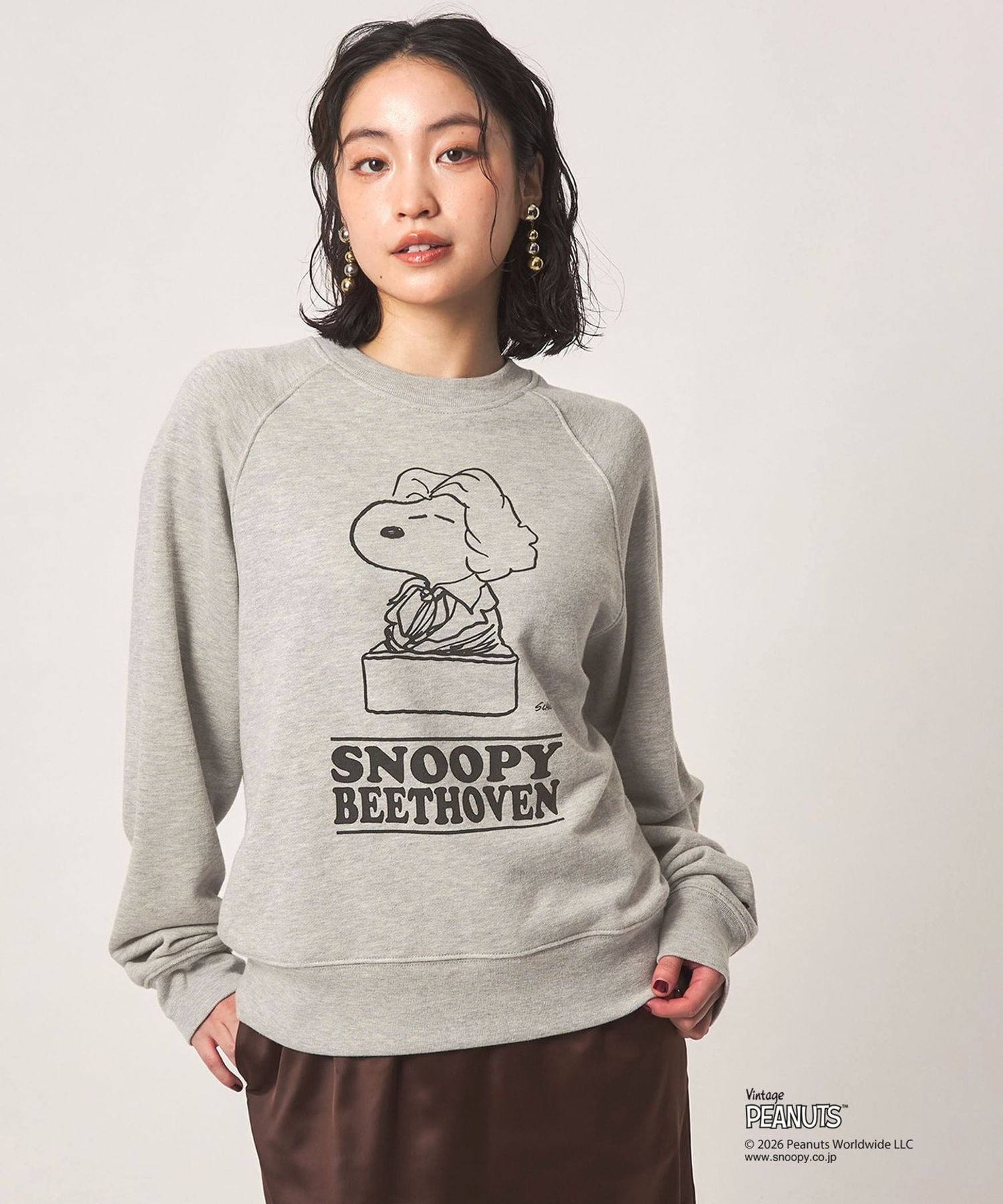 snoopy联名 复古质感 长袖卫衣 4