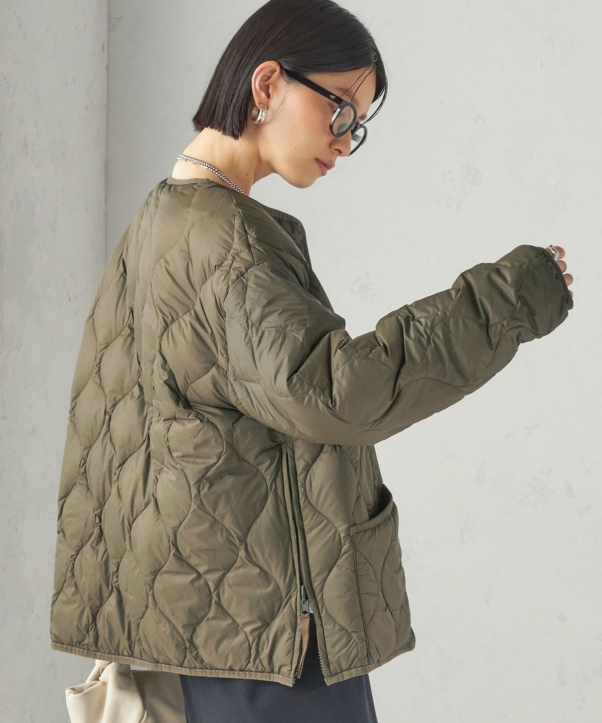 可手洗 双面穿 多穿法衍缝羽绒服 42