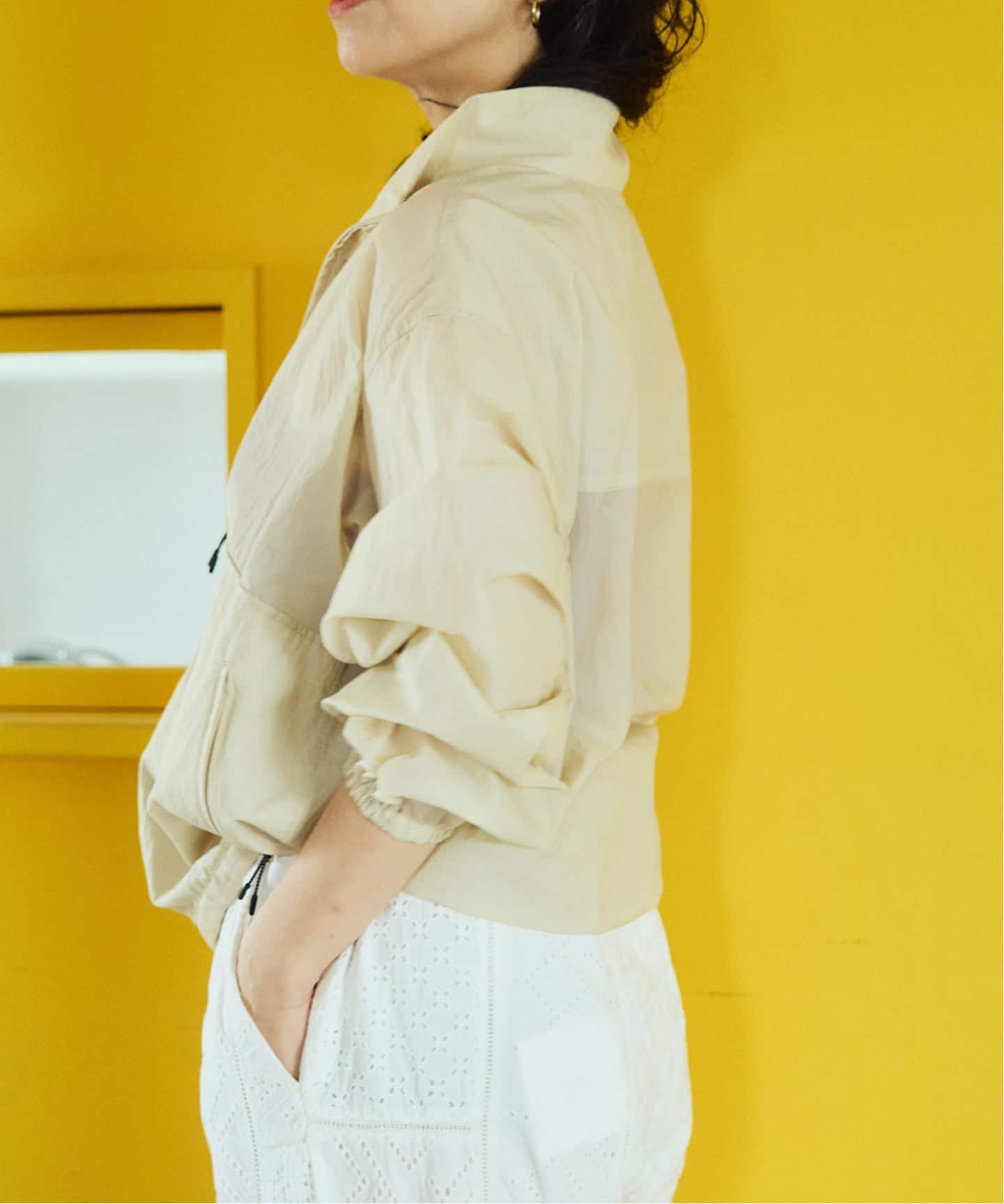 IENA LA BOUCLE 透明锦纶夹克 4