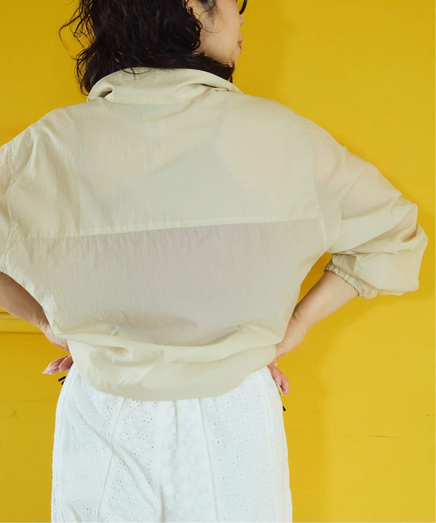 IENA LA BOUCLE 透明锦纶夹克 5