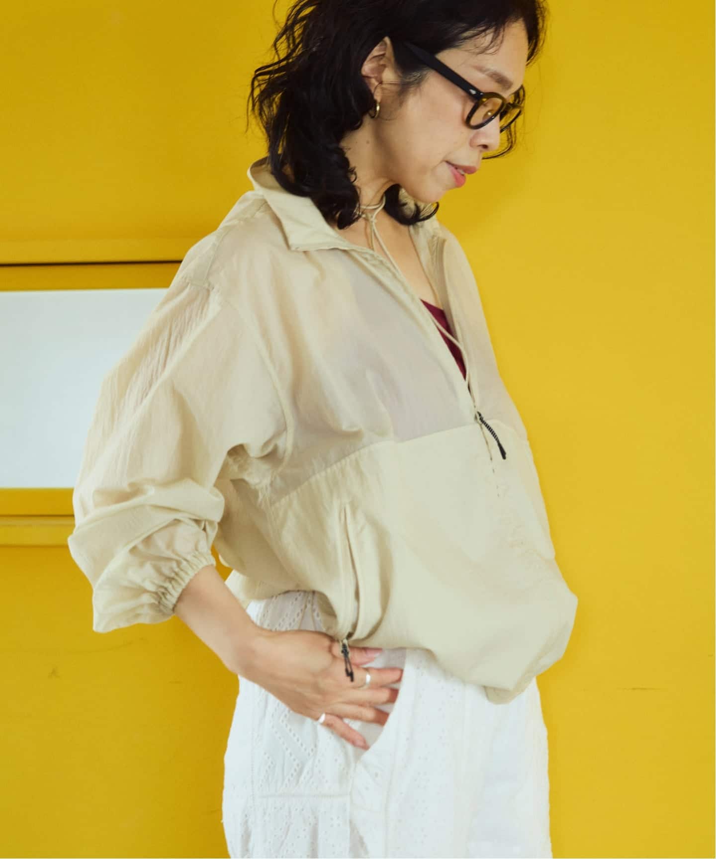 IENA LA BOUCLE 透明锦纶夹克 6
