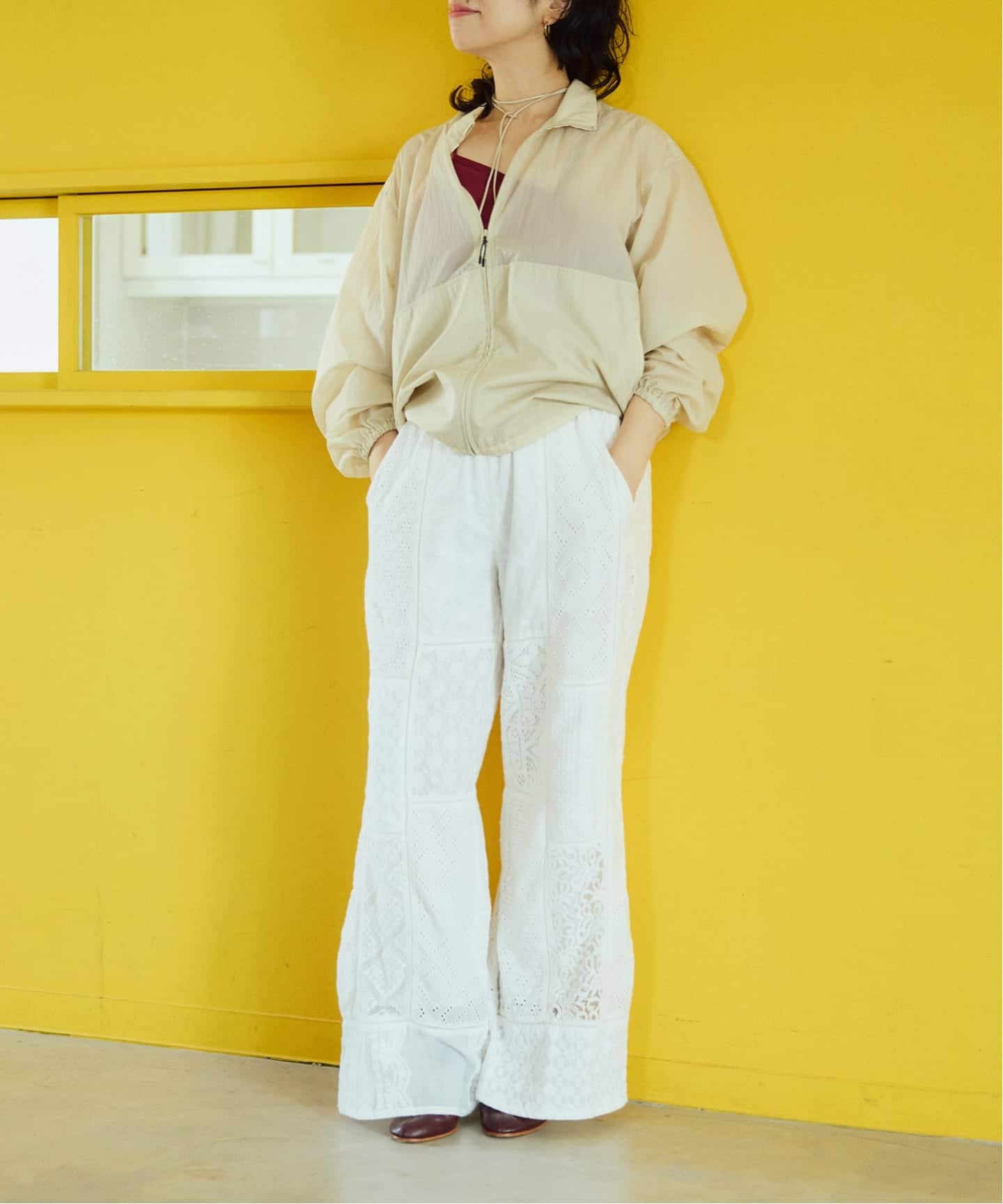 IENA LA BOUCLE 透明锦纶夹克 9