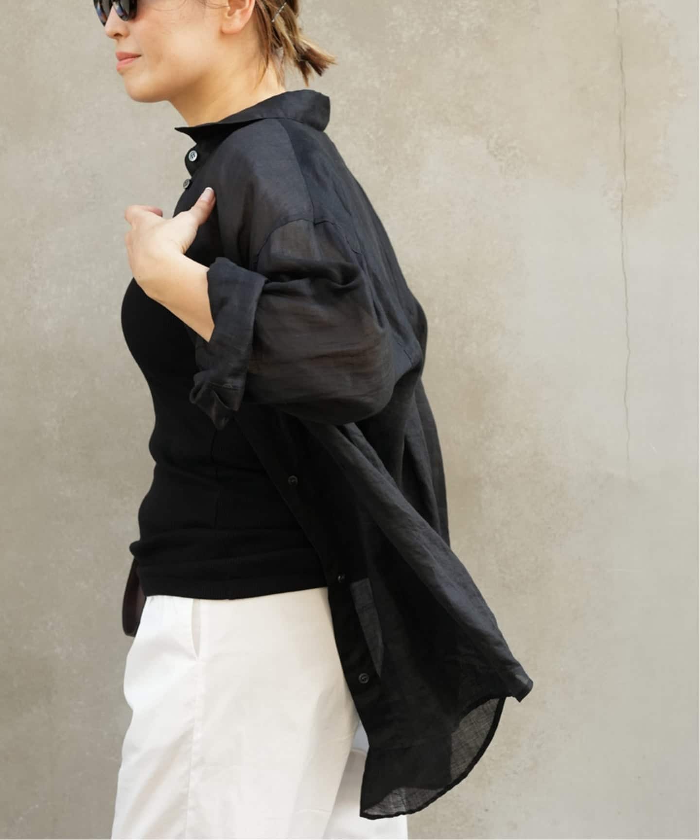 *Sheer Ramie 衬衫 4