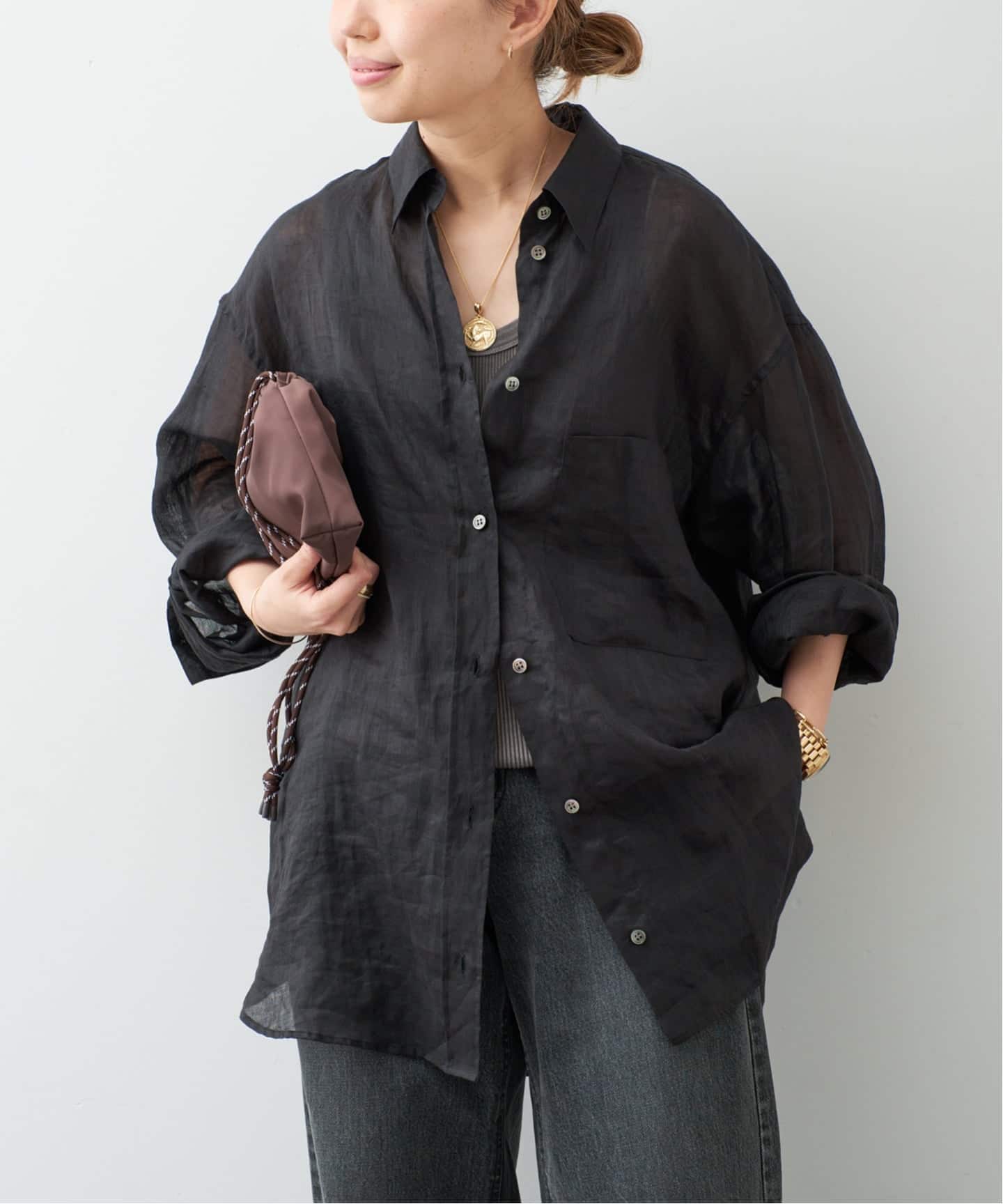 *Sheer Ramie 衬衫 8
