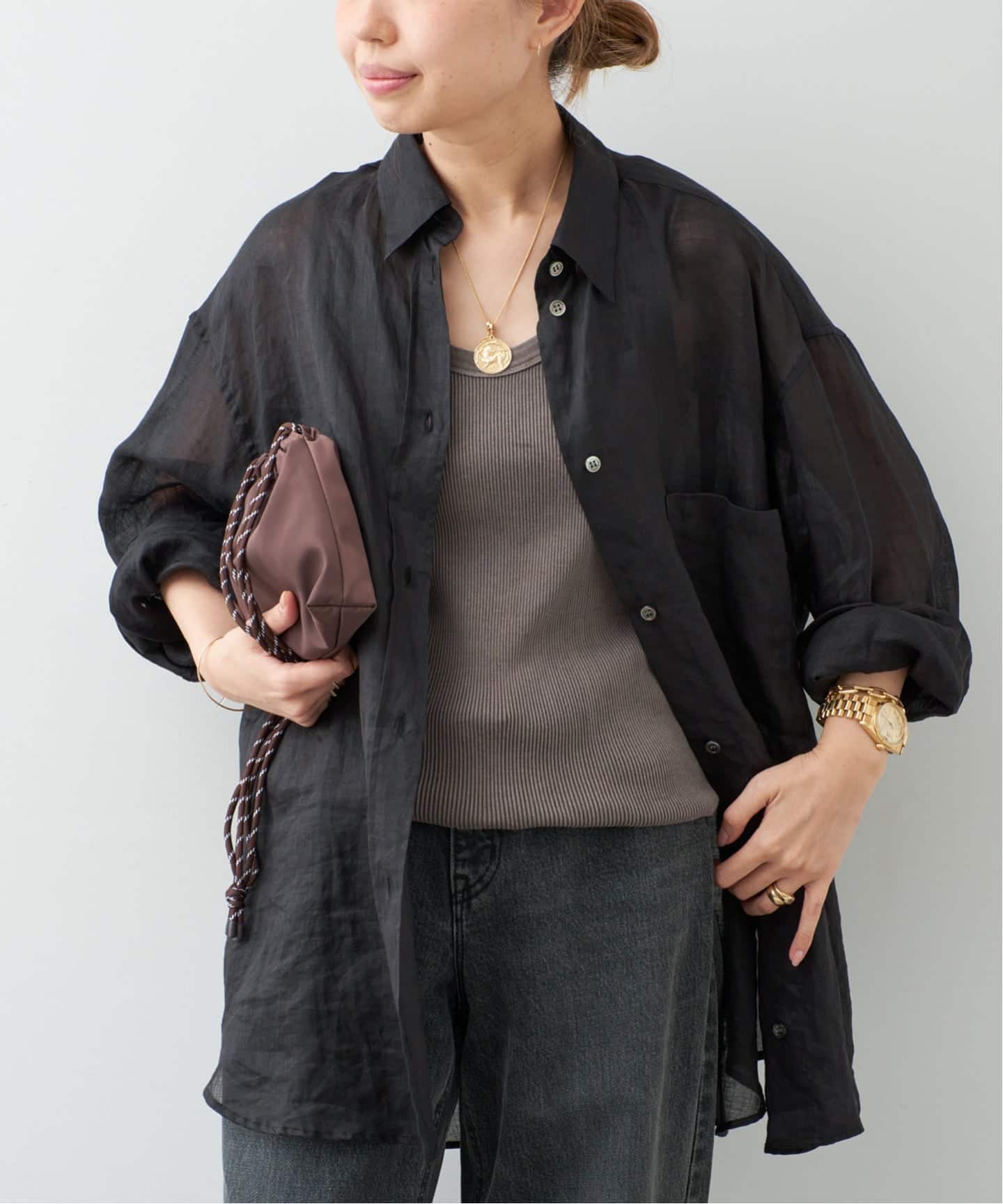 *Sheer Ramie 衬衫 10