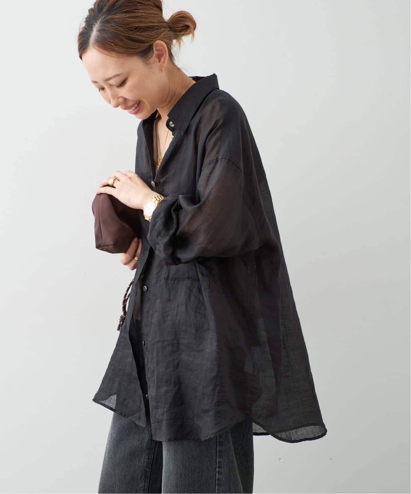 *Sheer Ramie 衬衫 11