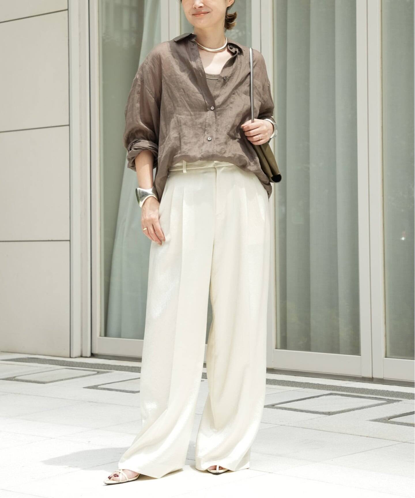*Sheer Ramie 衬衫 19