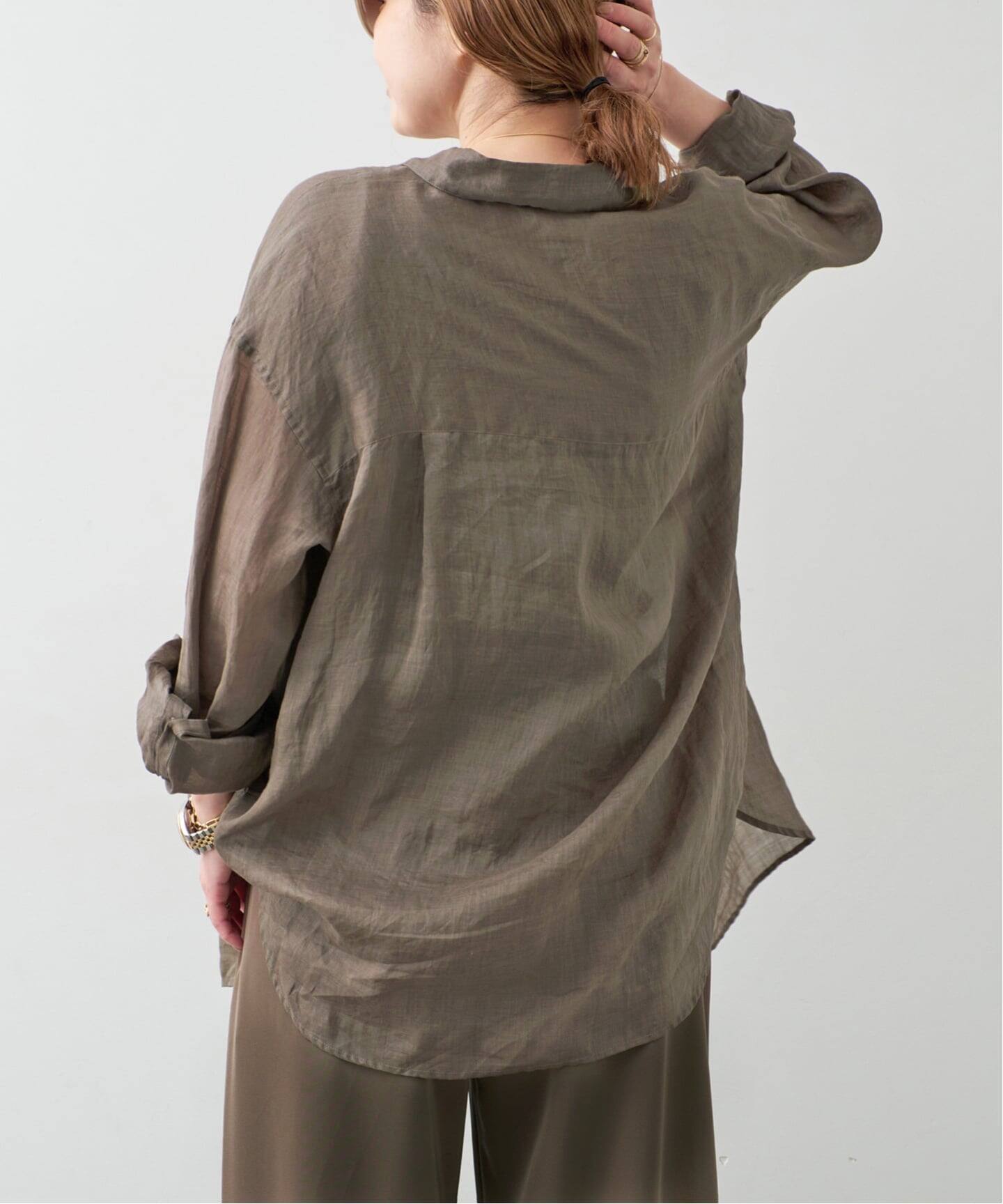 *Sheer Ramie 衬衫 23