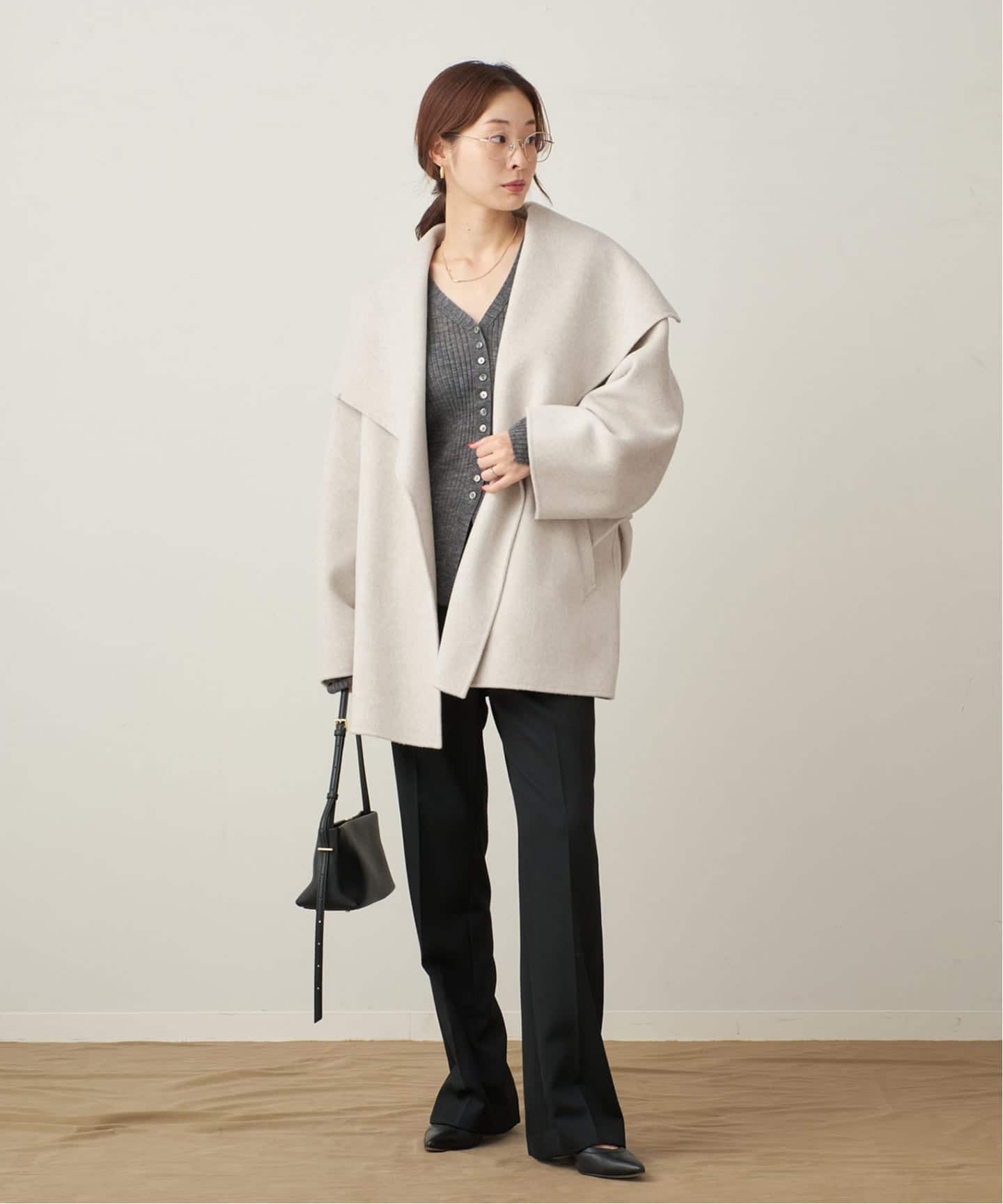 HAMILTON DRAPE HALF 大衣 4
