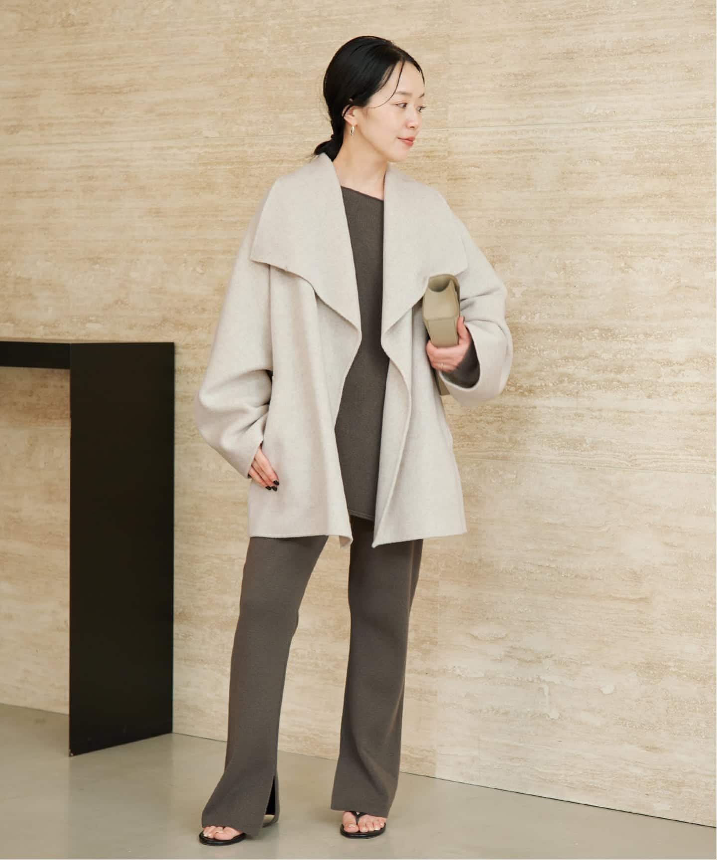 HAMILTON DRAPE HALF 大衣 5