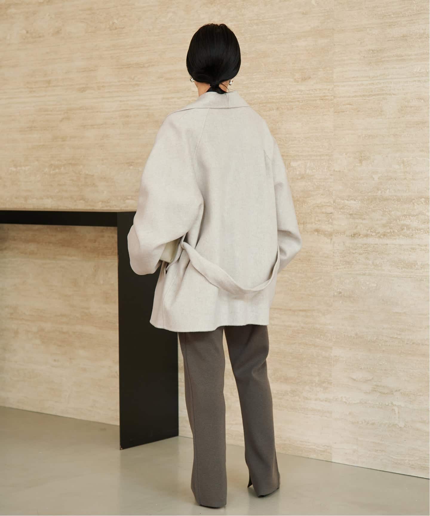 HAMILTON DRAPE HALF 大衣 7