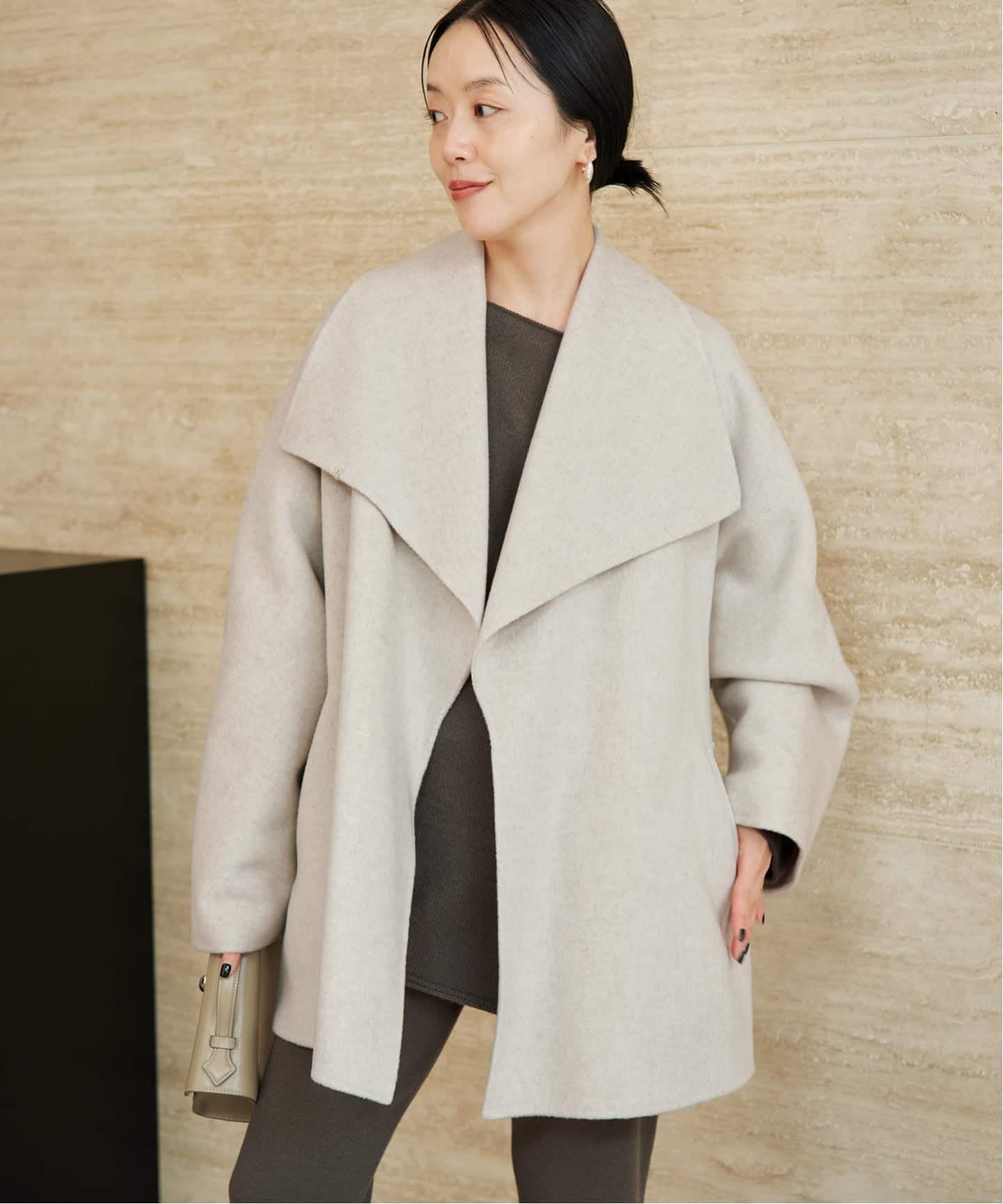 HAMILTON DRAPE HALF 大衣 8