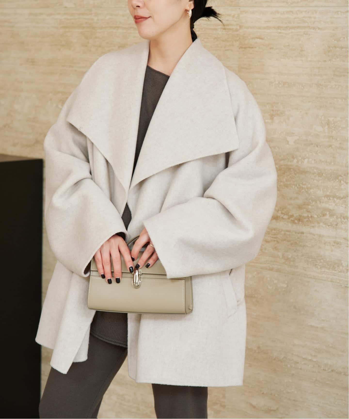 HAMILTON DRAPE HALF 大衣 11