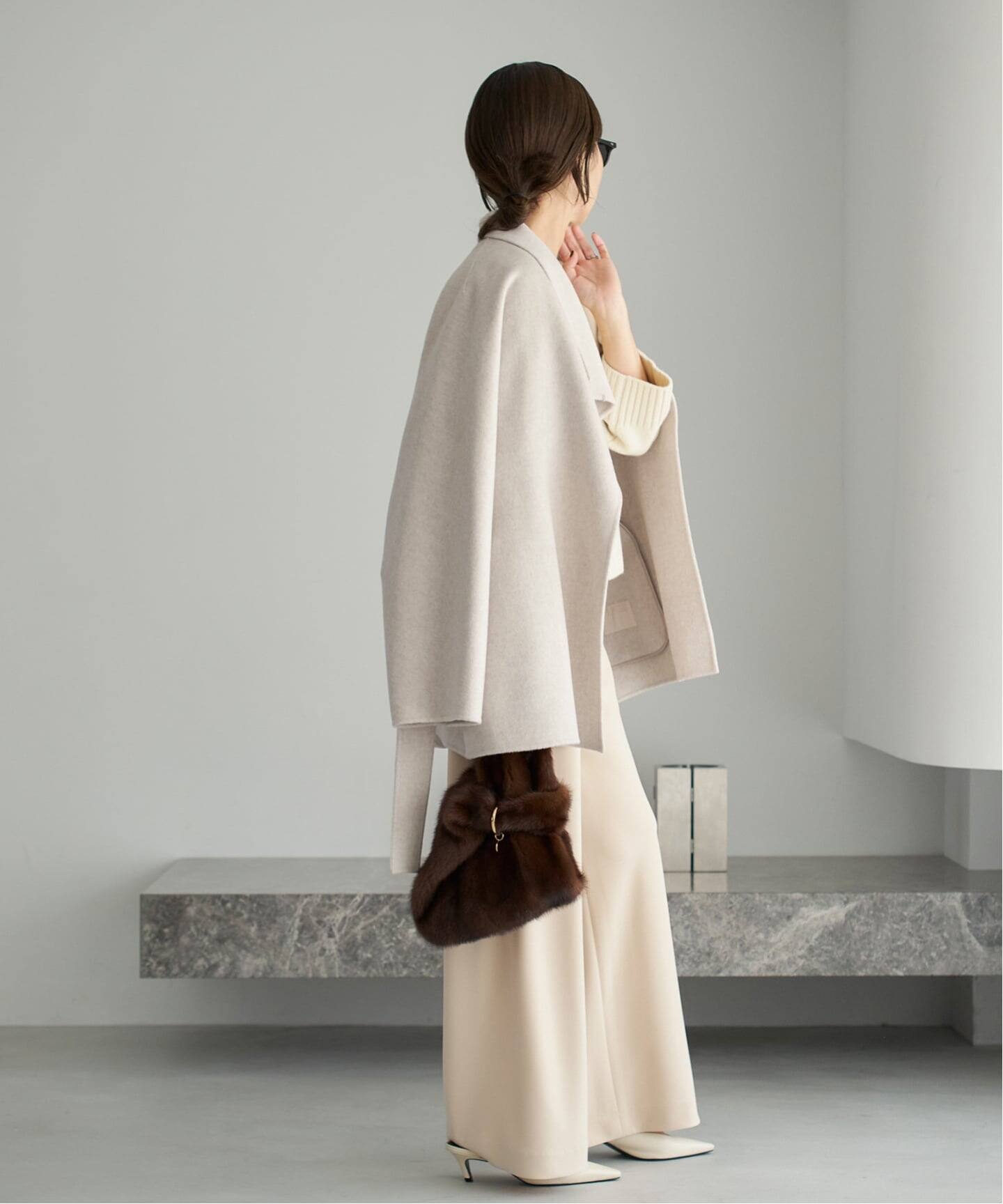 HAMILTON DRAPE HALF 大衣 19