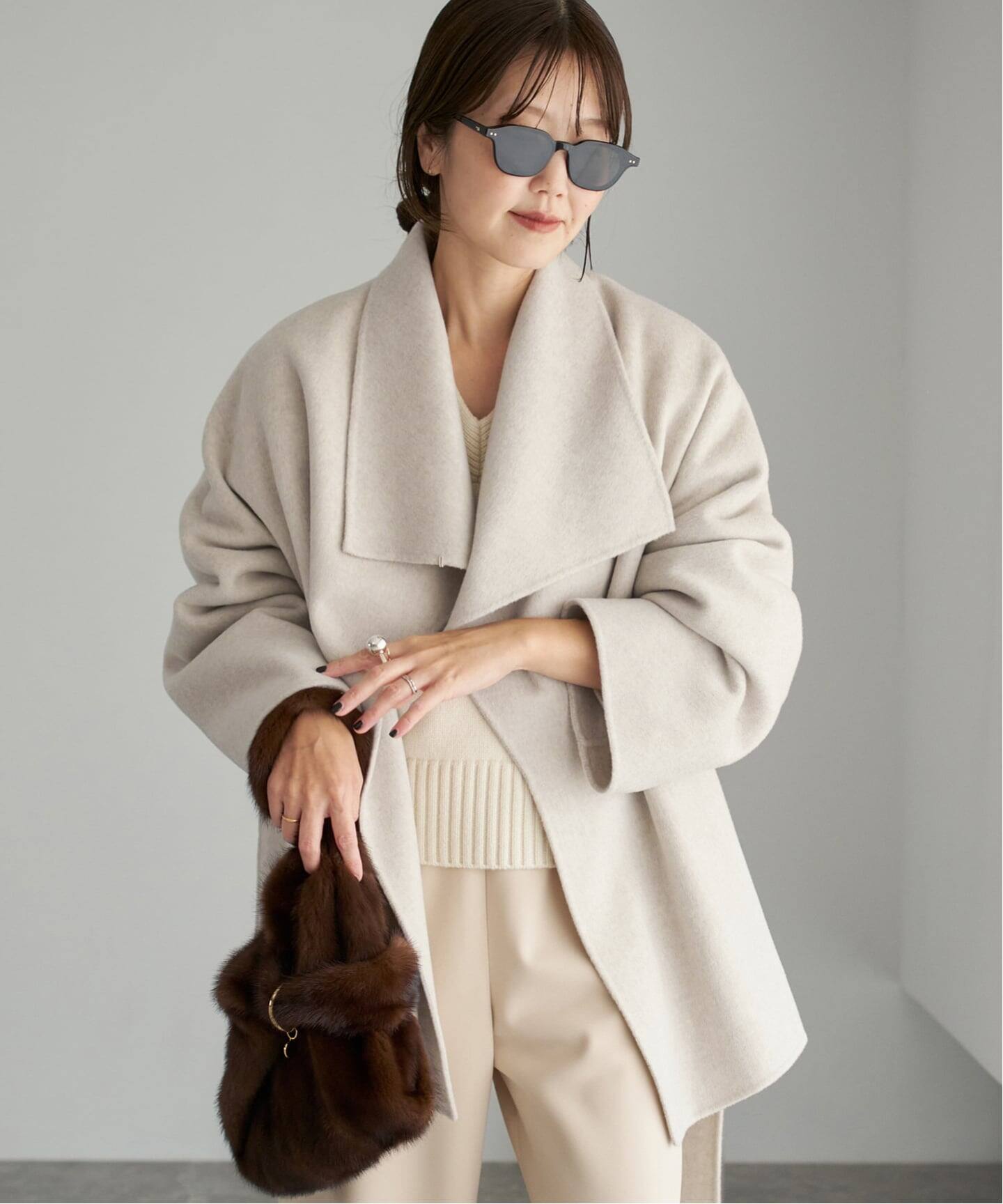 HAMILTON DRAPE HALF 大衣 22