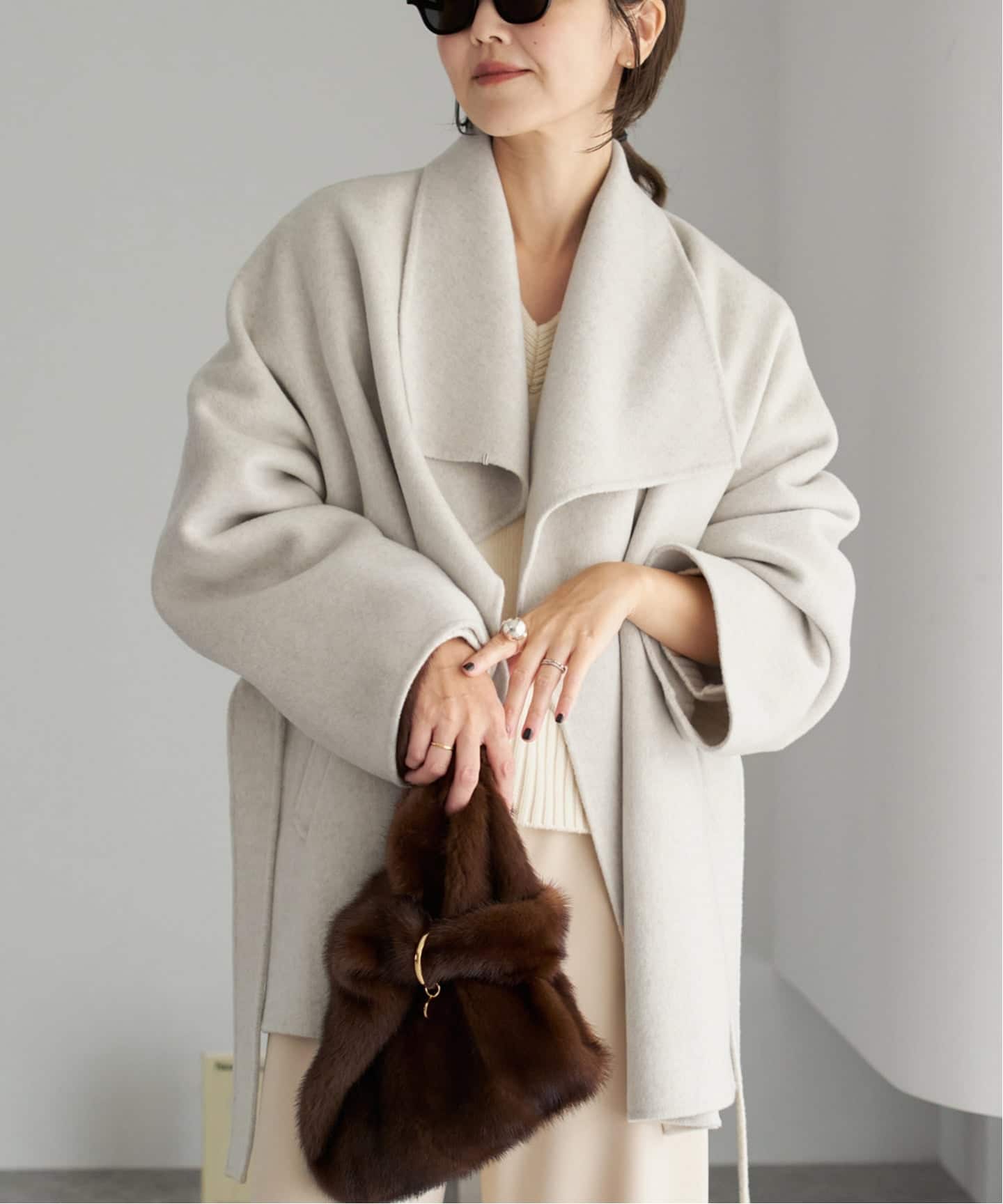 HAMILTON DRAPE HALF 大衣 23