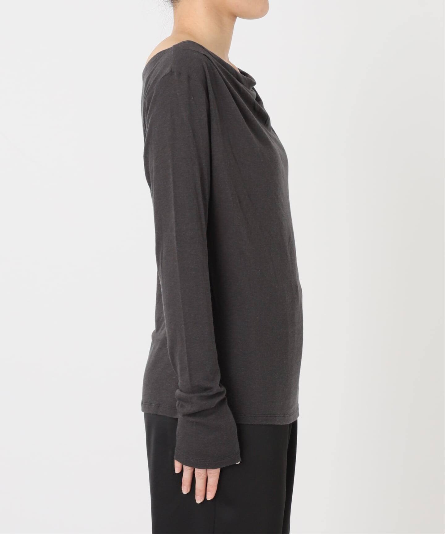 垂感抽褶套头衫 41