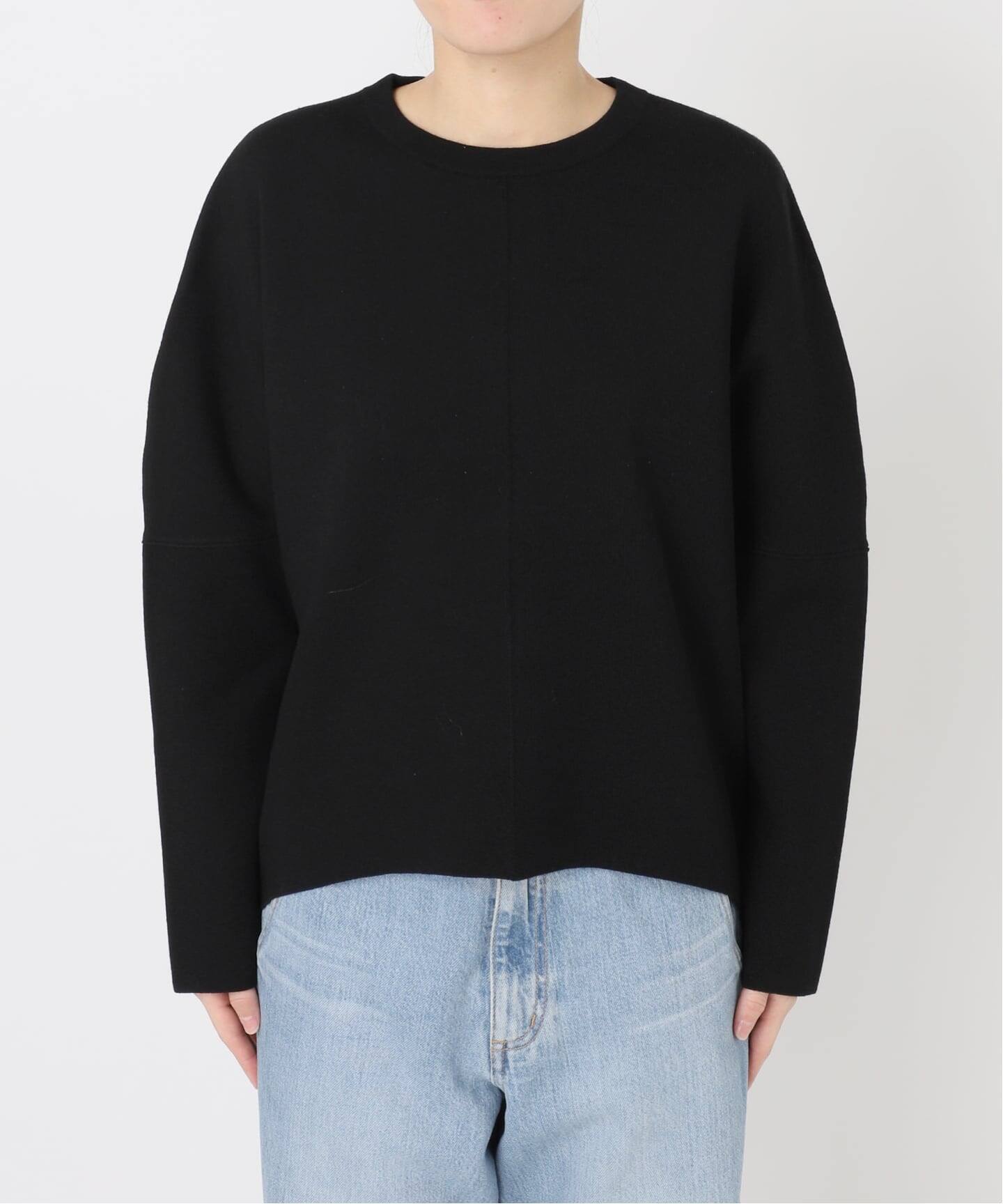 可手洗 超细平滑圆领套头衫 51