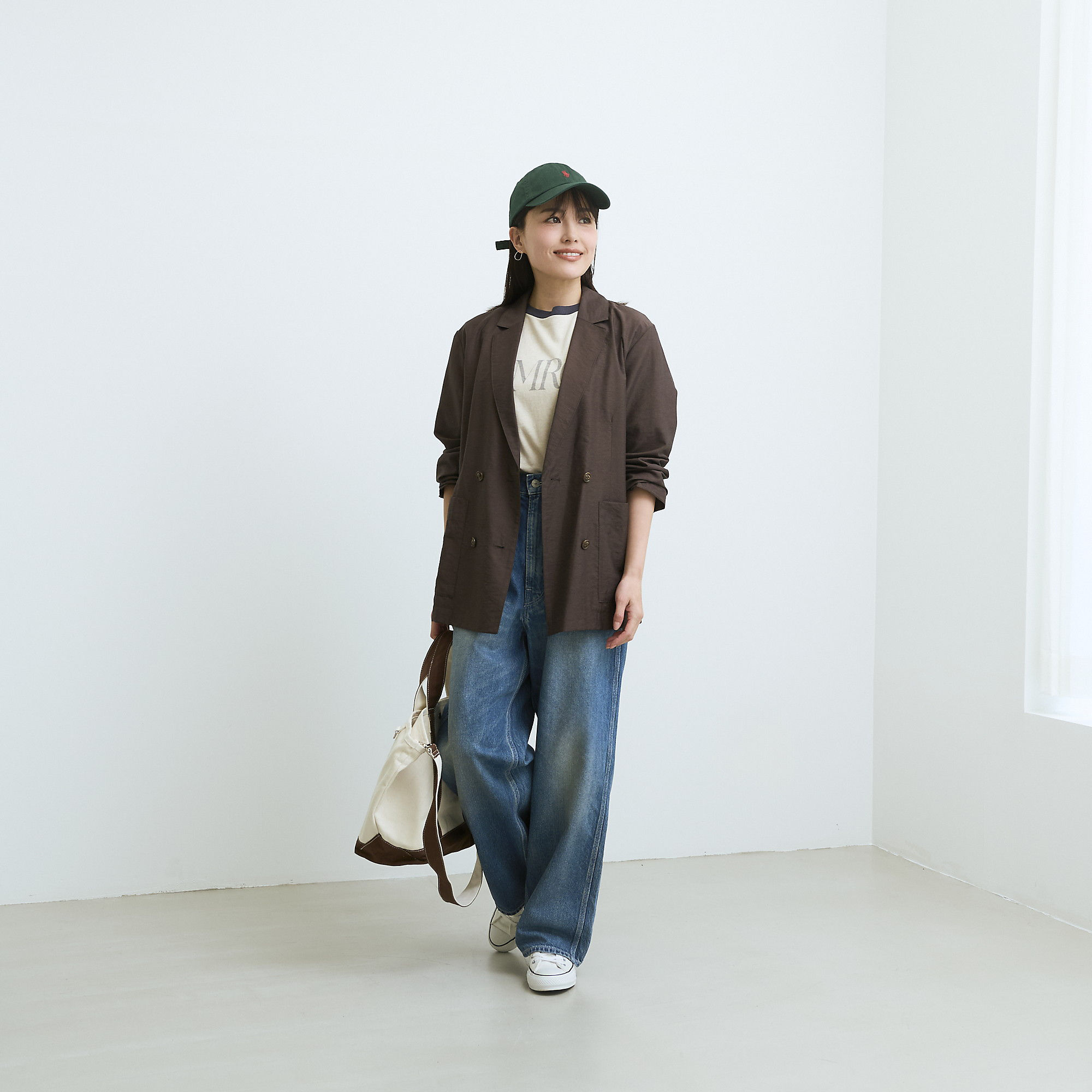 【可水洗】【接触凉感】薄纱西装外套 6