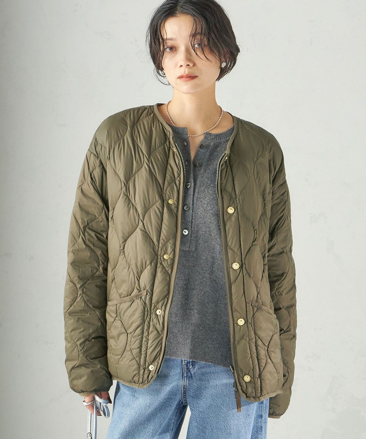 可手洗 双面穿 多穿法衍缝羽绒服 35