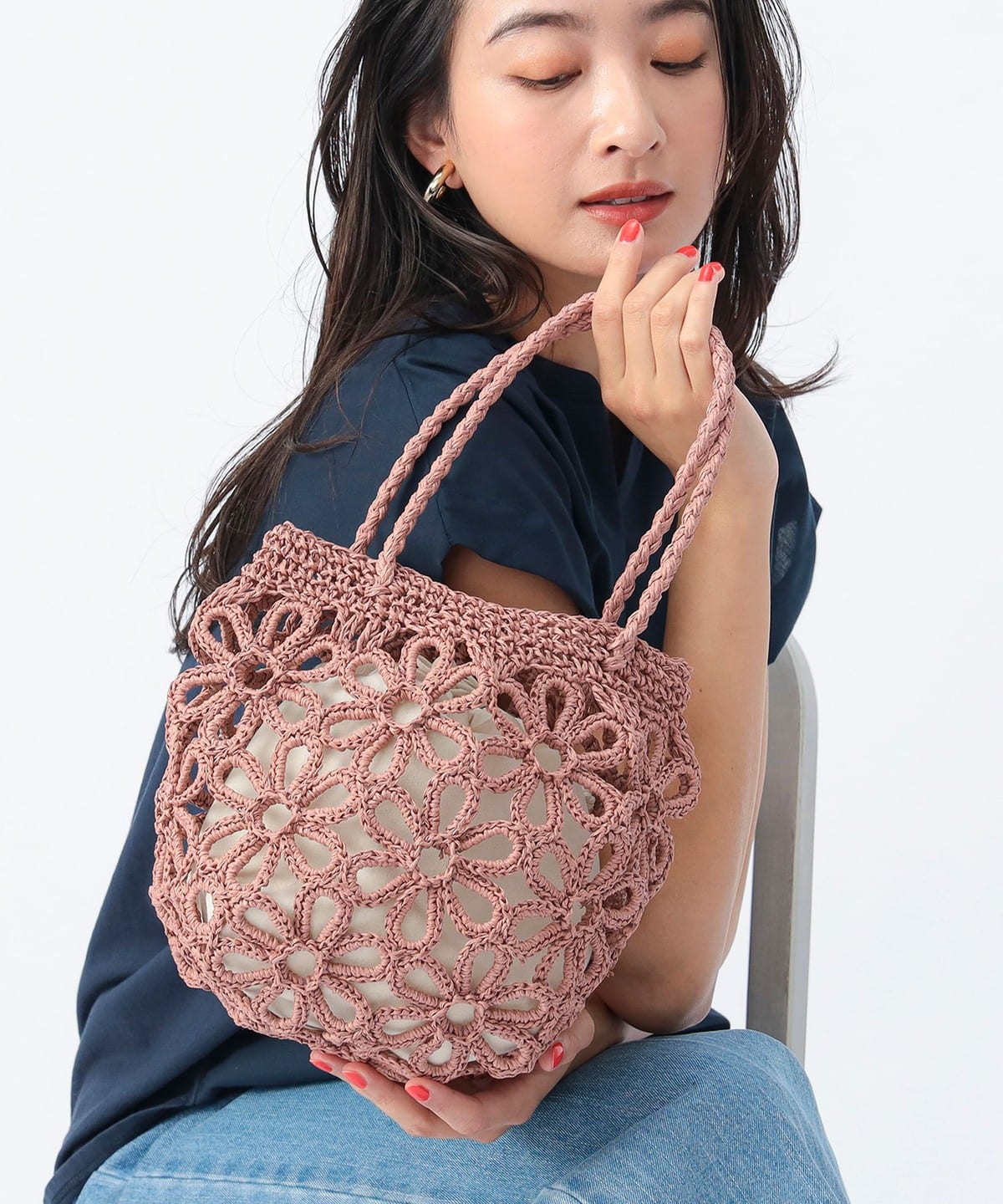 花朵纸感包袋 10