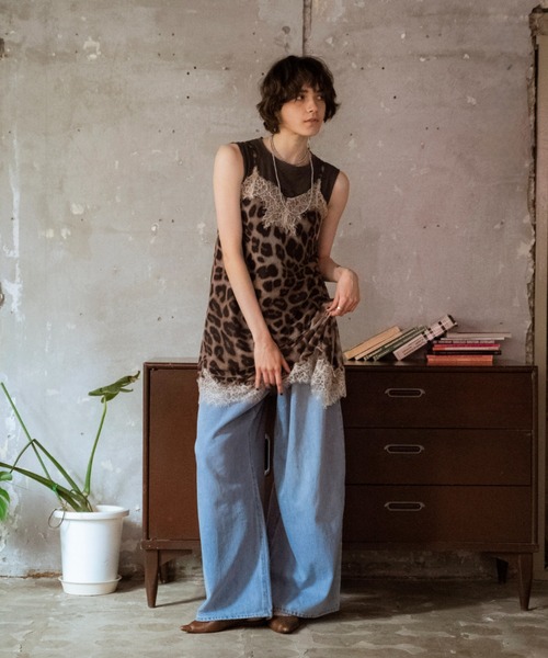 豹纹蕾丝吊带衫 63