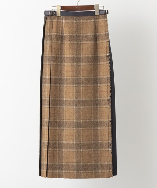 限定款 拼布绗缝半身裙 及踝长款 90cm 178