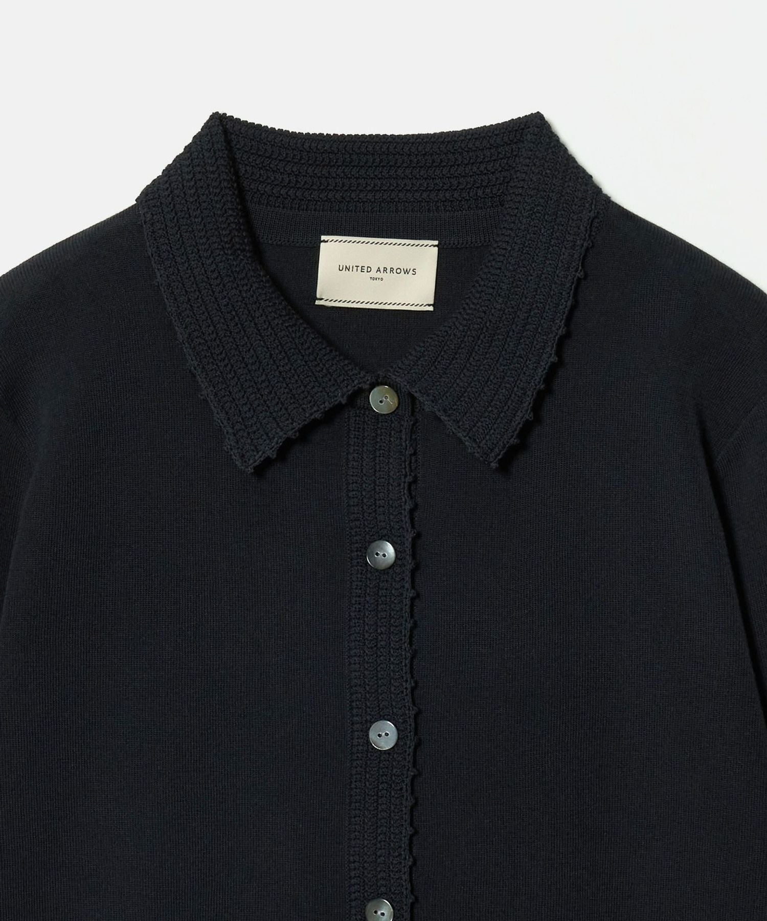 可水洗 钩针 Polo 开衫 26
