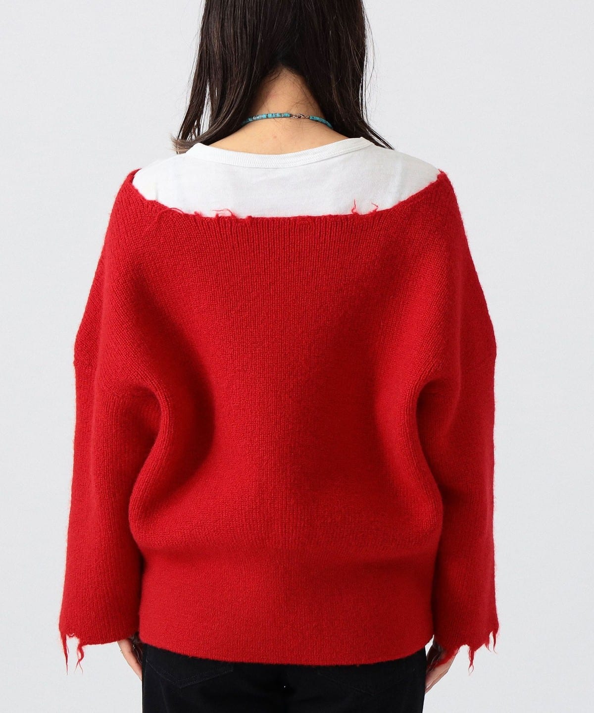 船领罗纹针织衫 34