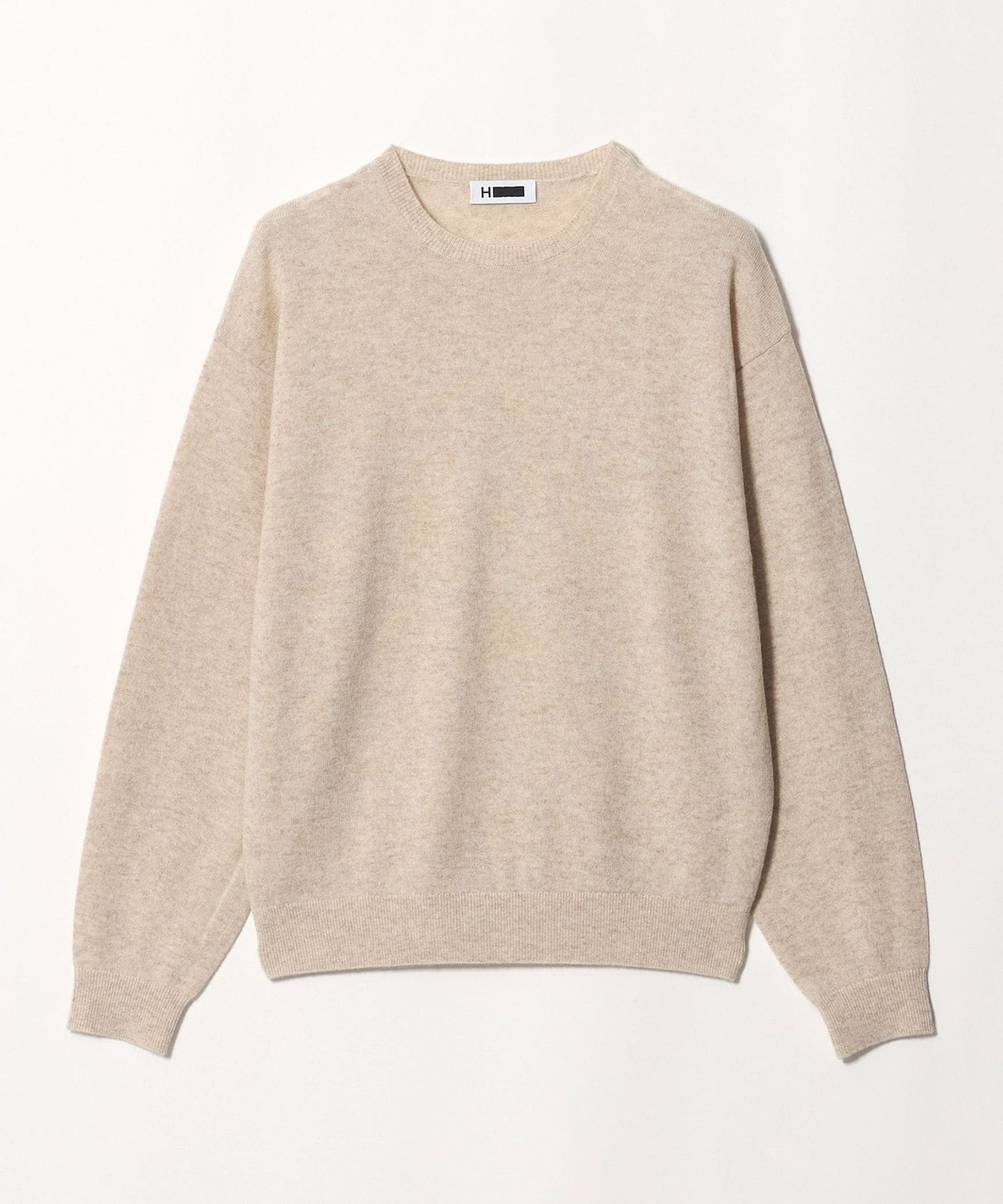 平滑羊绒圆领针织套头衫 11