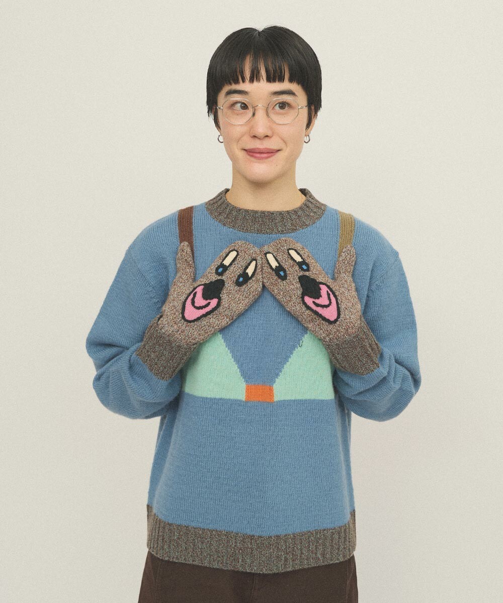 Tsuru Taisuke HAPPY FACE PUZZLE 连指手套 3