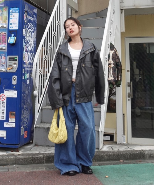两穿复古合皮夹克 外套 11