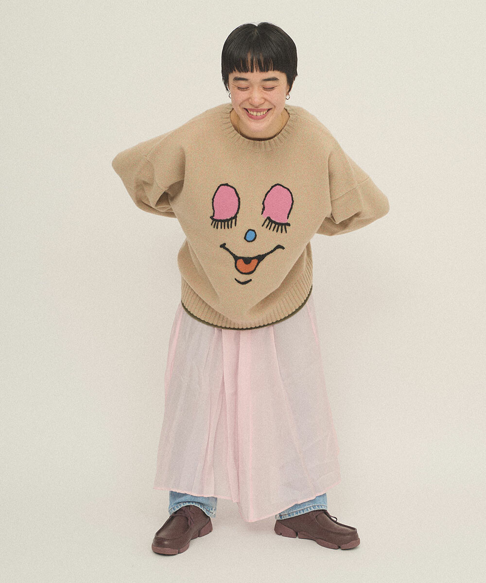 Tsuru Taisuke HAPPY FACE PUZZLE 套头衫 10